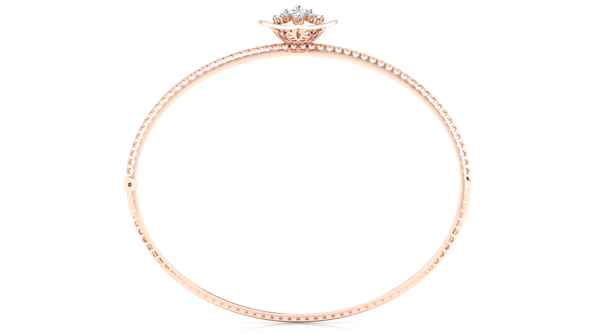 Designer Trendy 18k Gold Kada Bracelet for Girls and Women