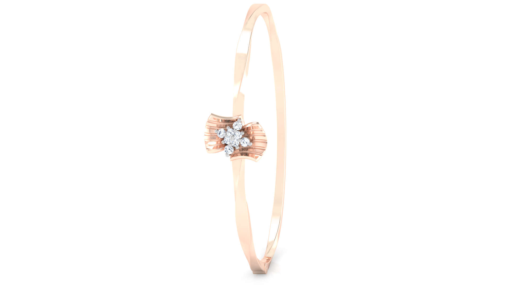 Designer Trendy 18k Gold Kada Bracelet for Girls and Women
