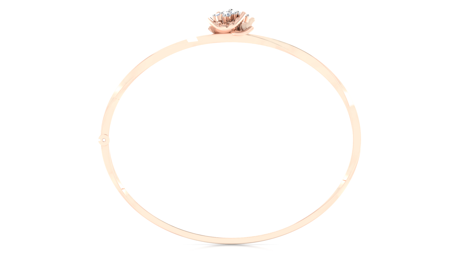 Designer Trendy 18k Gold Kada Bracelet for Girls and Women