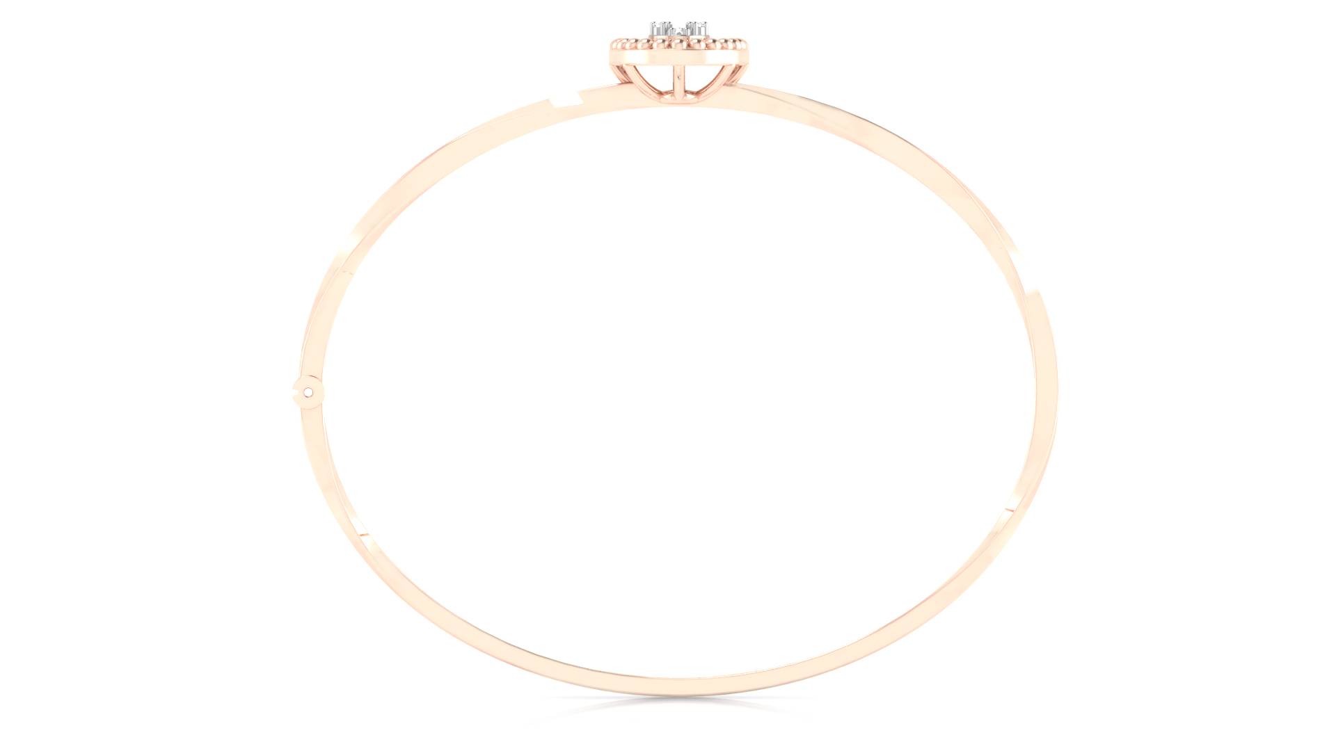 Designer Trendy 18k Gold Kada Bracelet for Girls and Women