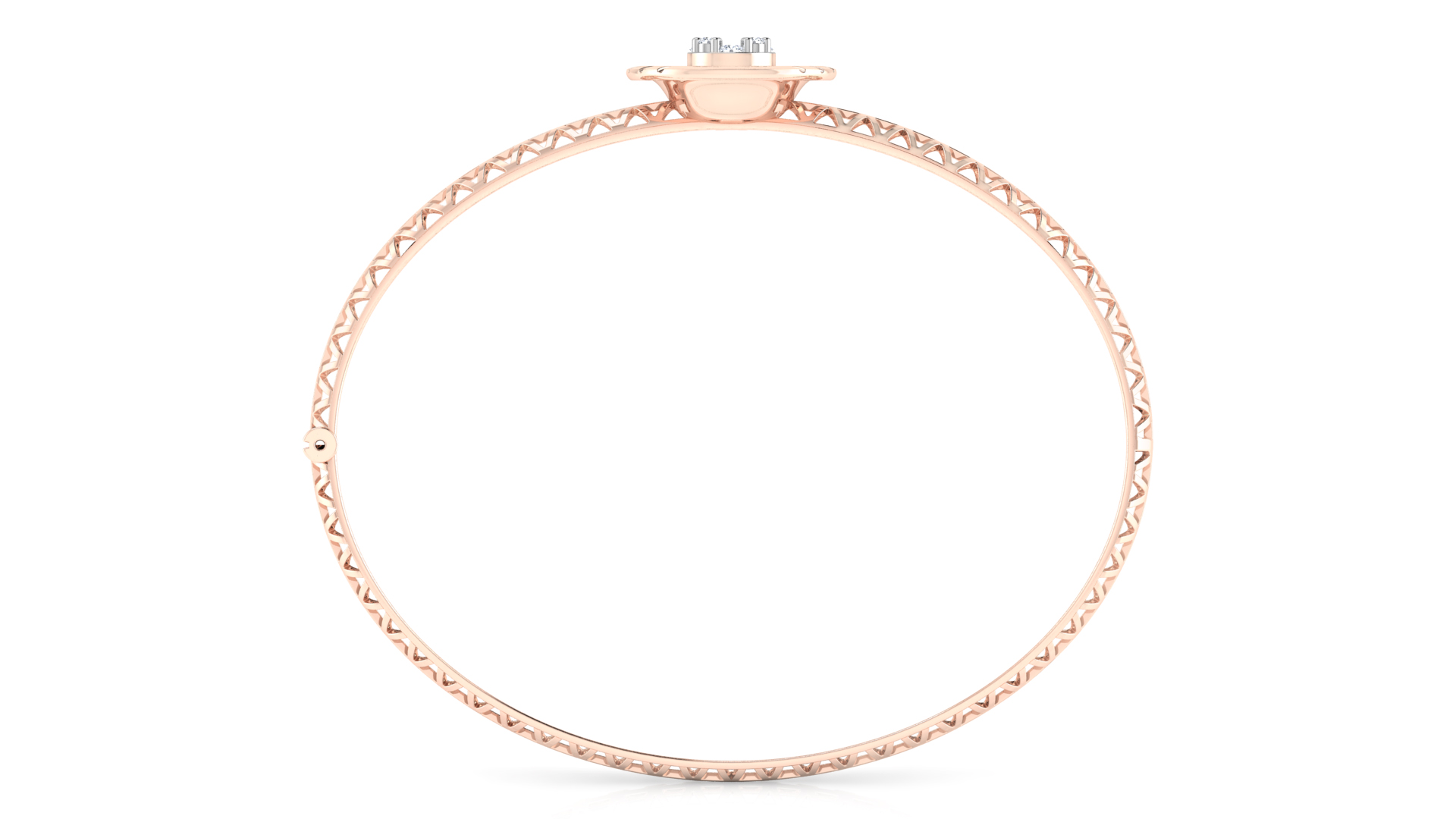 Designer Trendy 18k Gold Kada Bracelet for Girls and Women