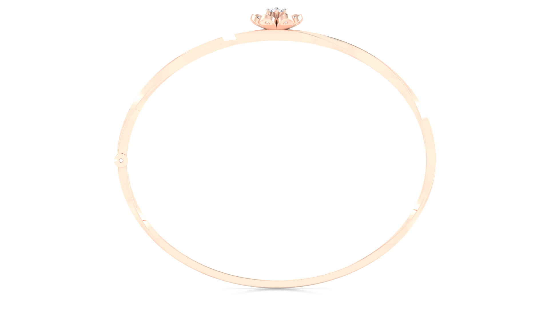 Designer Trendy 18k Gold Kada Bracelet for Girls and Women