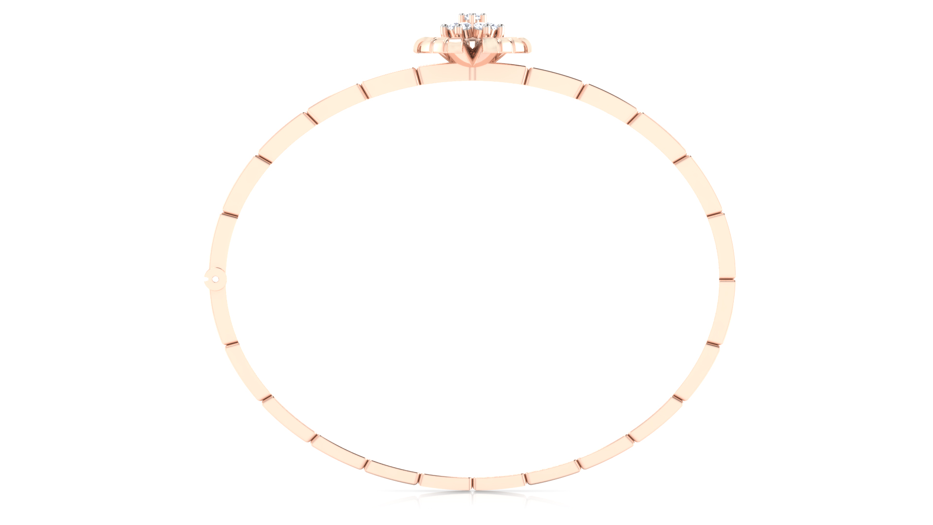 Designer Trendy 18k Gold Kada Bracelet for Girls and Women