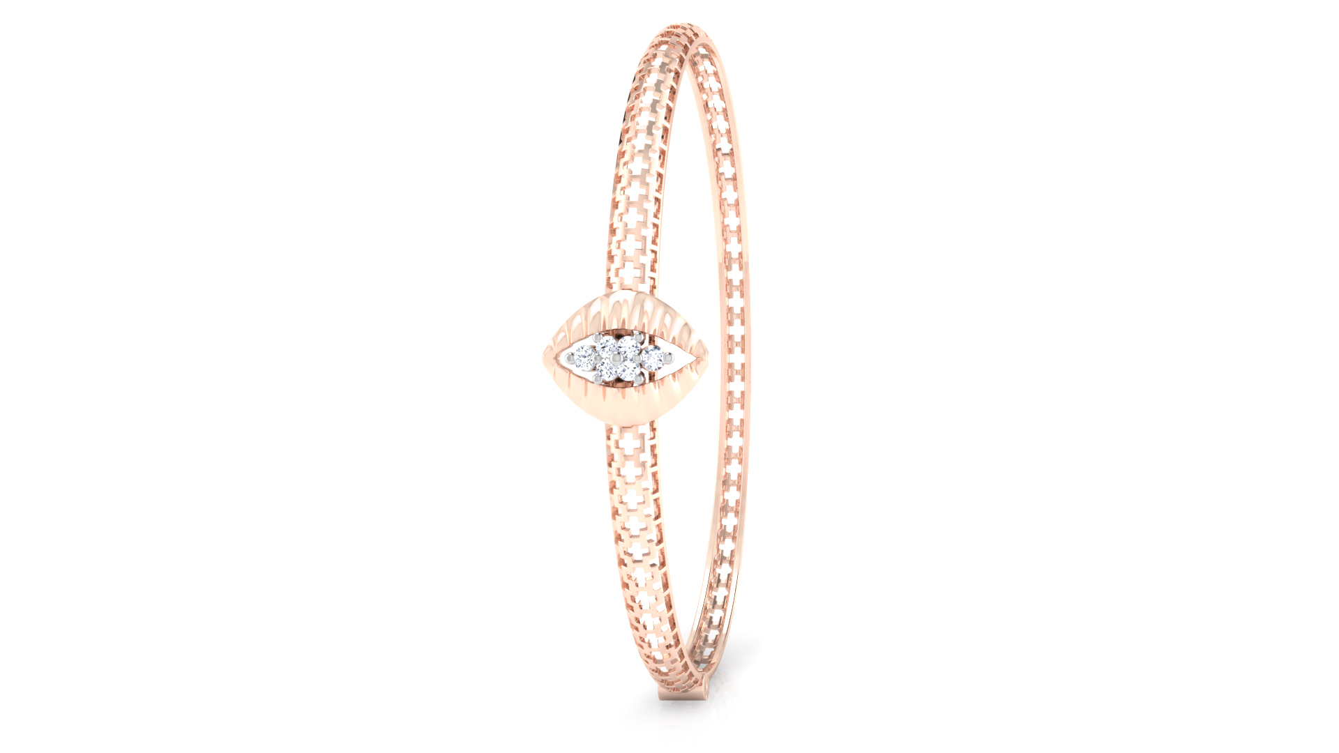 Designer Trendy 18k Gold Kada Bracelet for Girls and Women