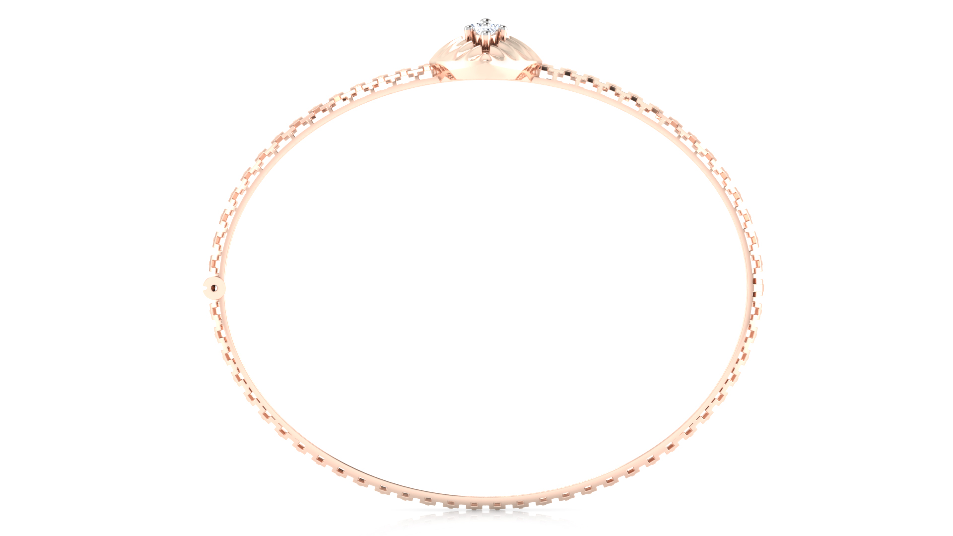 Designer Trendy 18k Gold Kada Bracelet for Girls and Women