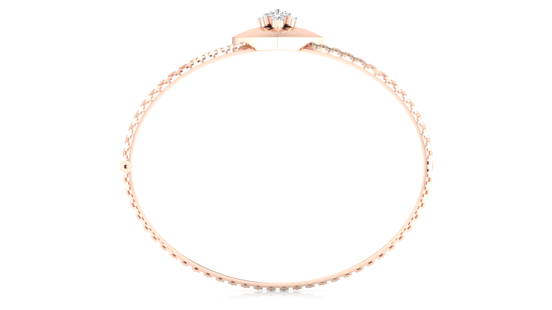 Designer Trendy 18k Gold Kada Bracelet for Girls and Women