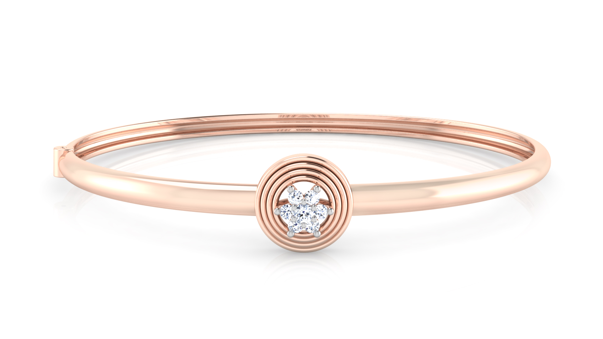 Designer Trendy 18k Gold Kada Bracelet for Girls and Women