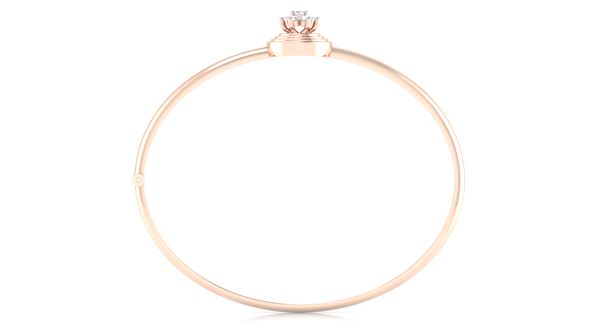 Designer Trendy 18k Gold Kada Bracelet for Girls and Women