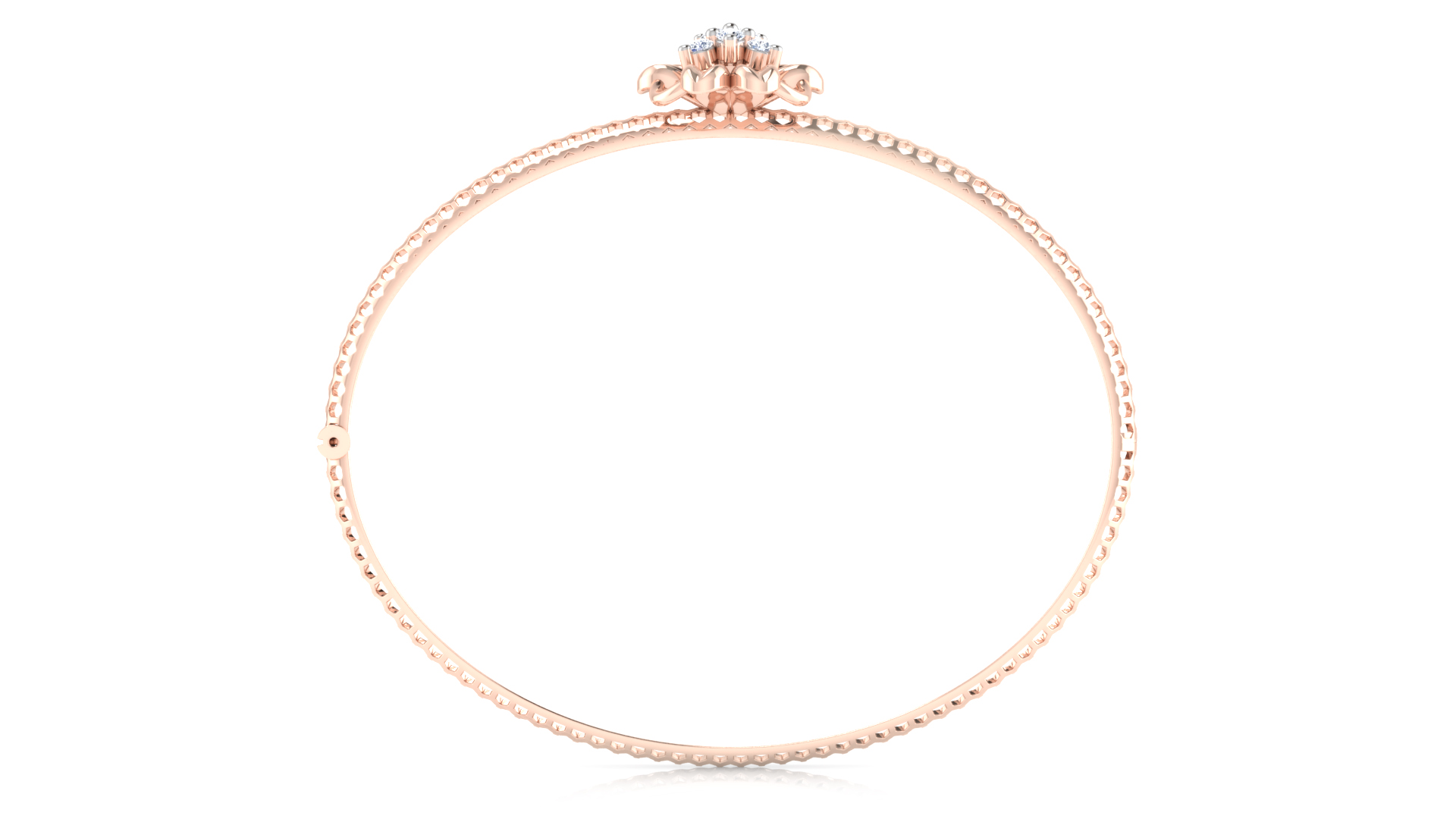 Designer Trendy 18k Gold Kada Bracelet for Girls and Women