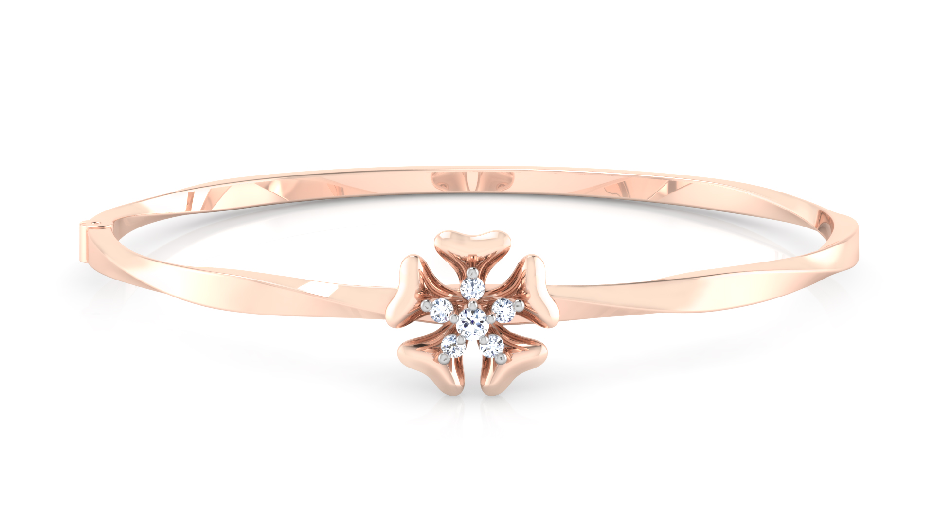 Designer Trendy 18k Gold Kada Bracelet for Girls and Women