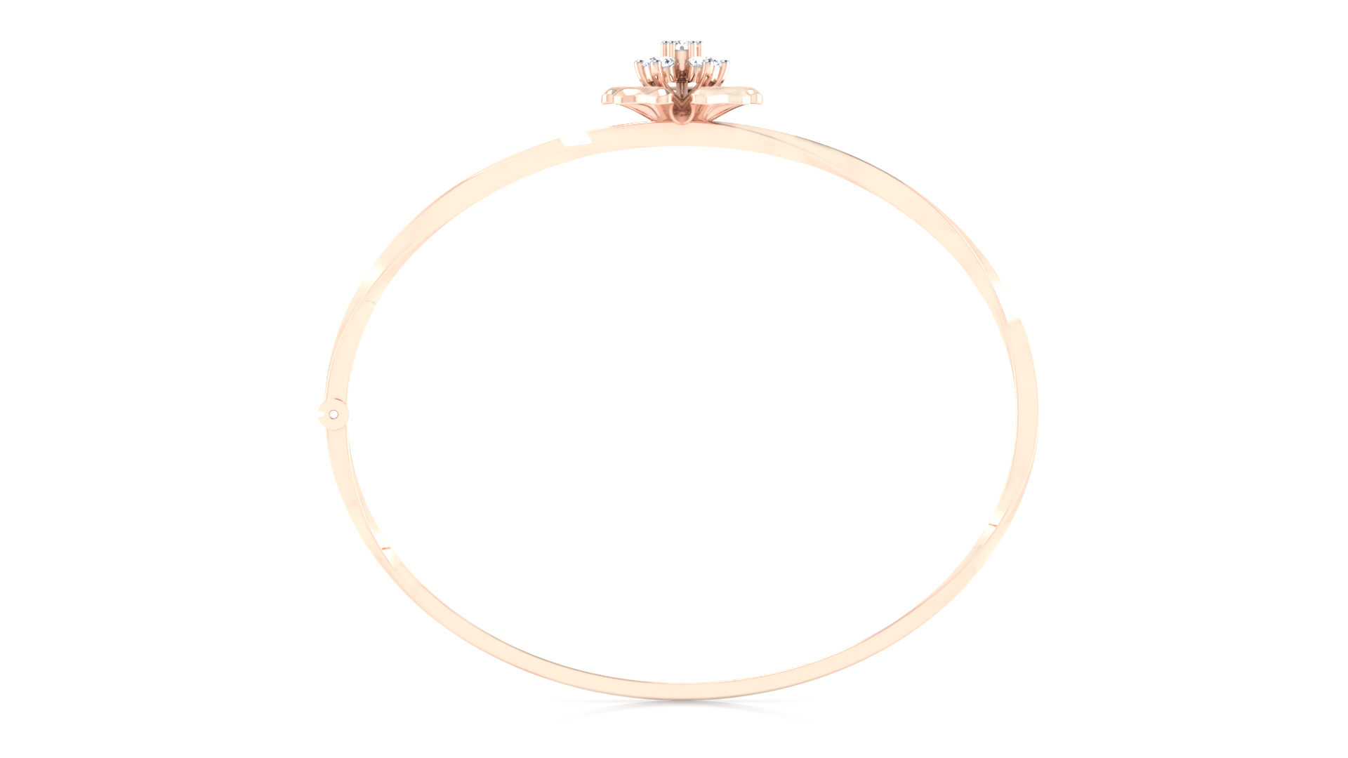 Designer Trendy 18k Gold Kada Bracelet for Girls and Women