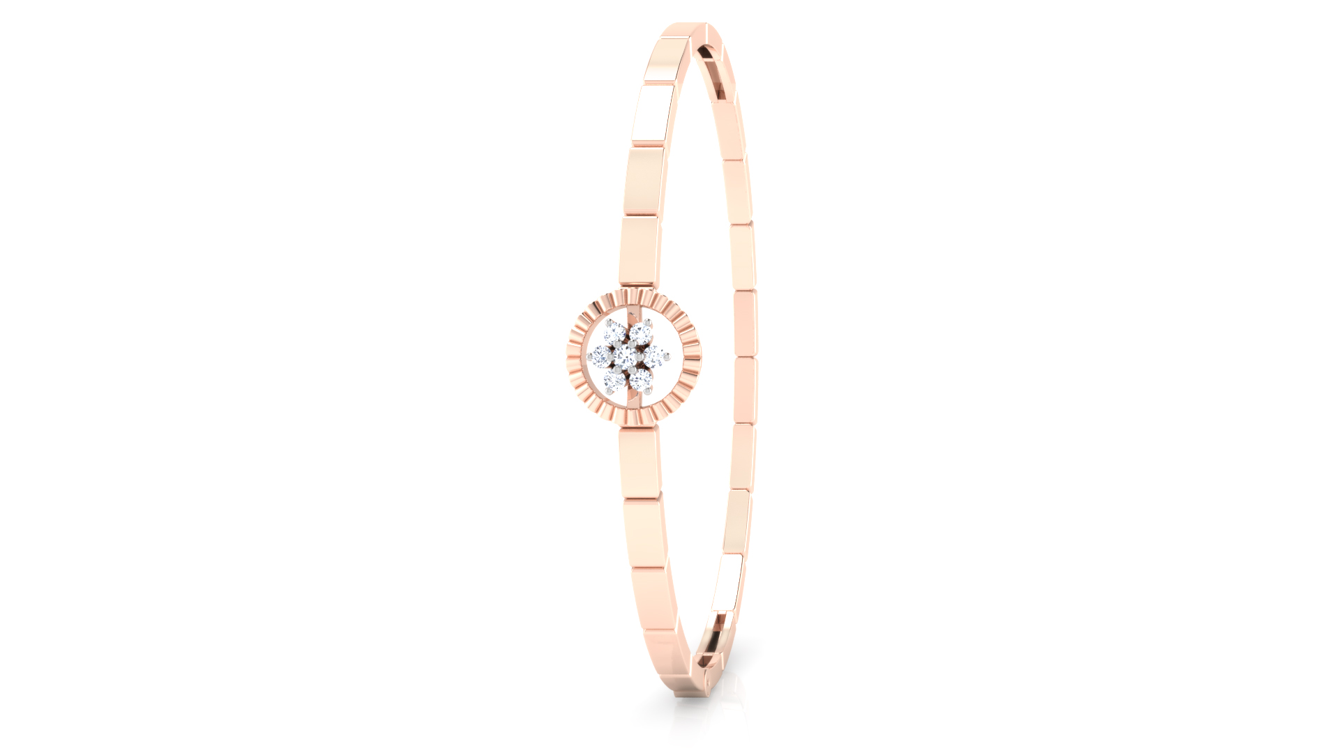 Designer Trendy 18k Gold Kada Bracelet for Girls and Women