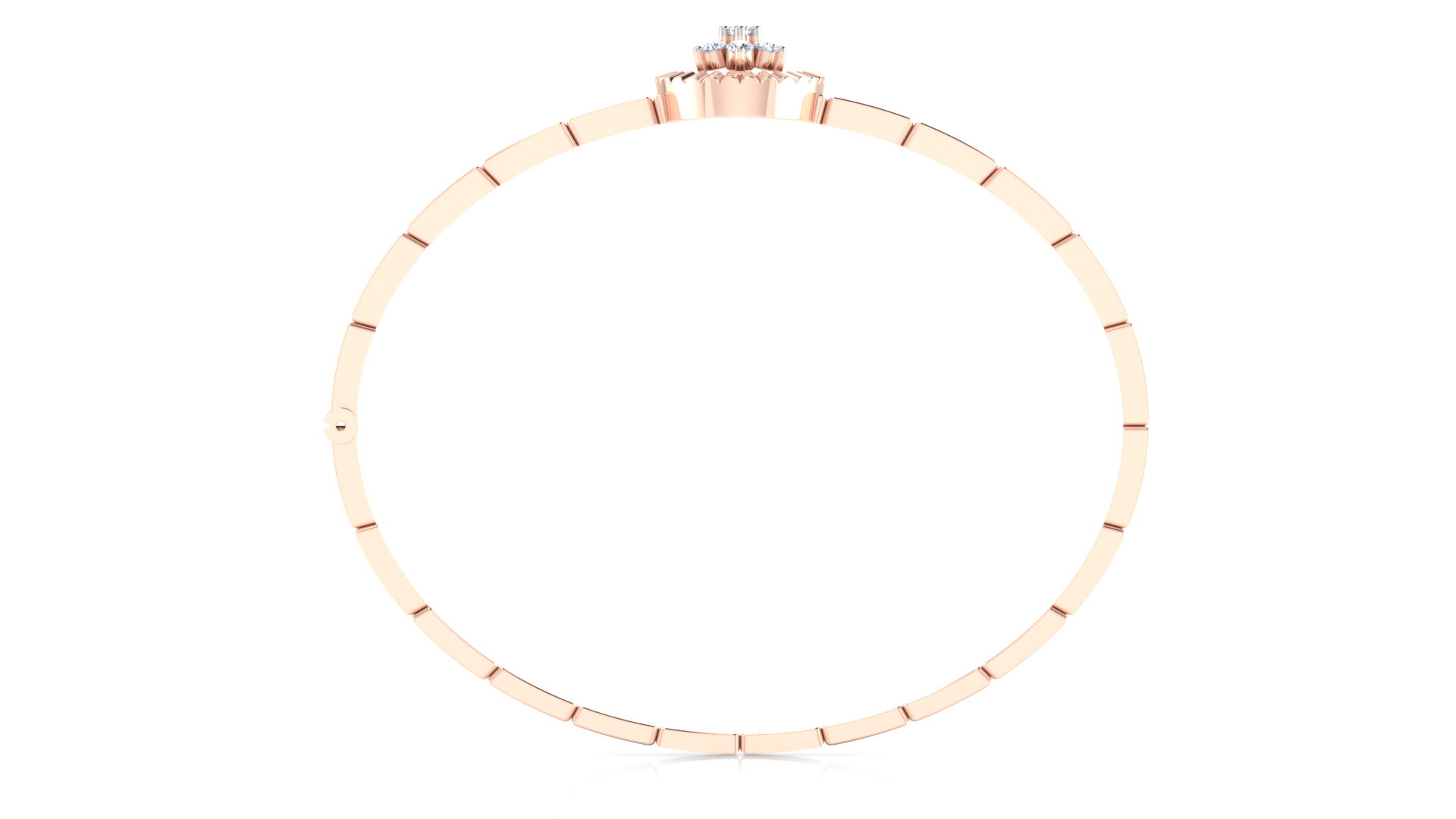 Designer Trendy 18k Gold Kada Bracelet for Girls and Women