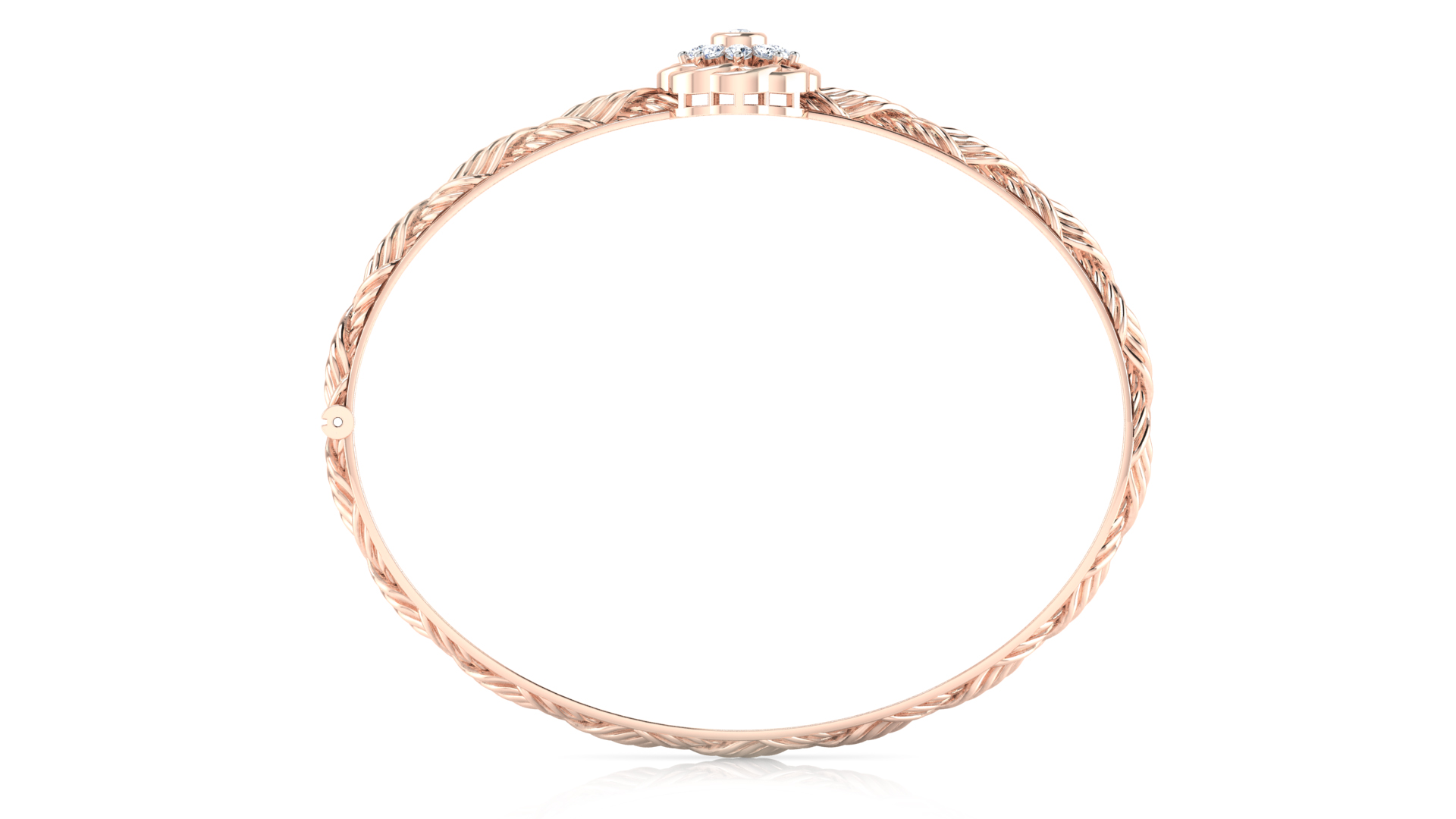 Designer Trendy 18k Gold Kada Bracelet for Girls and Women