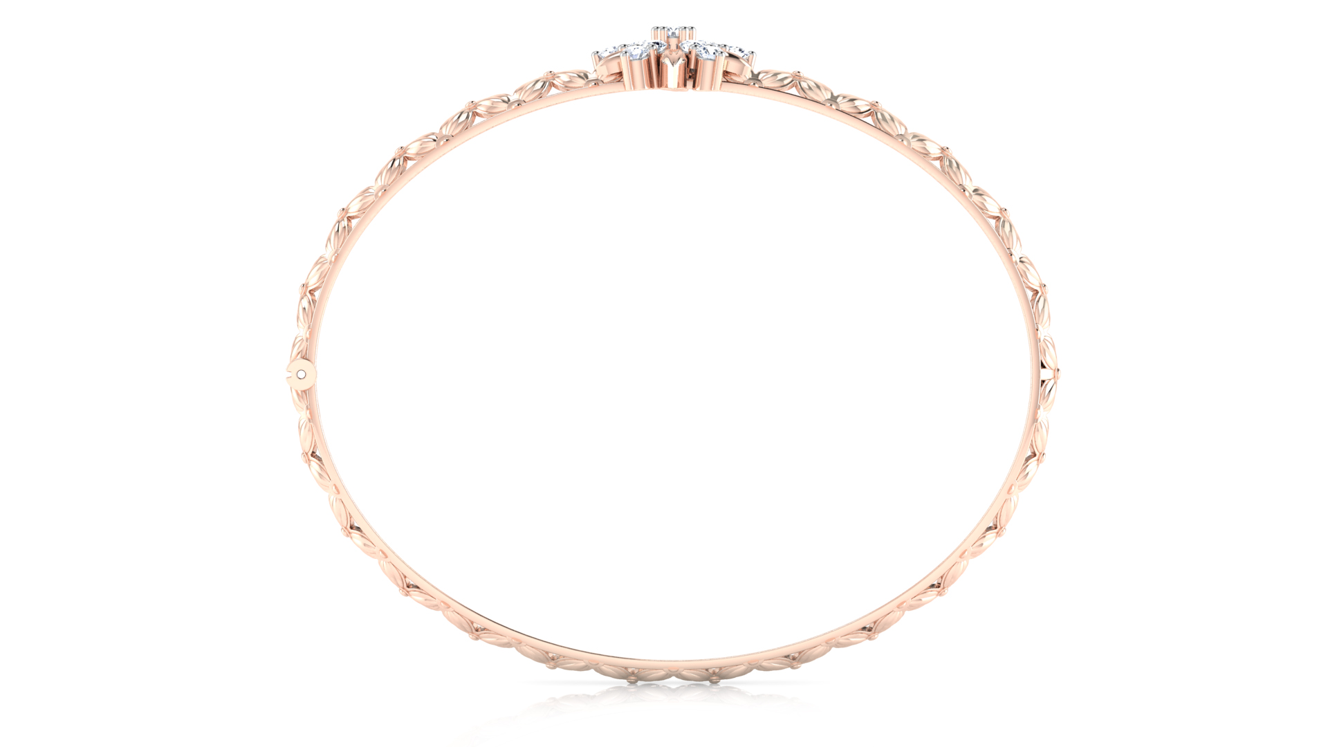 Designer Trendy 18k Gold Kada Bracelet for Girls and Women