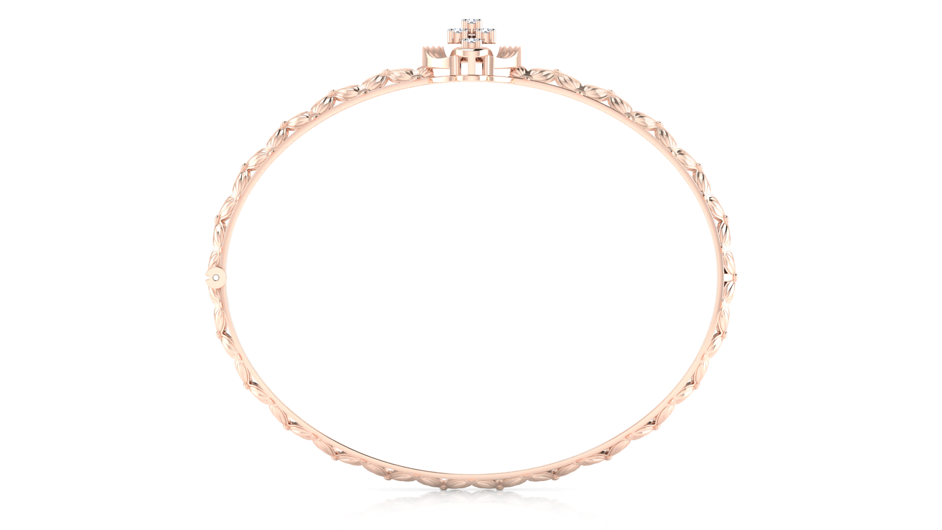 Designer Trendy 18k Gold Kada Bracelet for Girls and Women