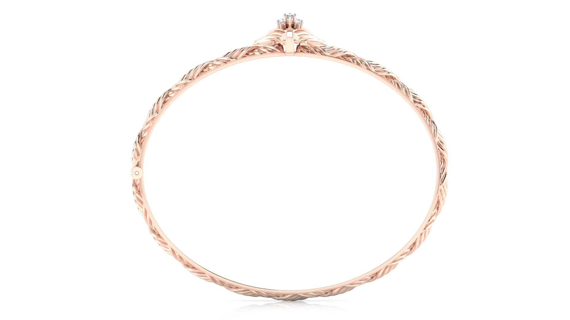 Designer Trendy 18k Gold Kada Bracelet for Girls and Women