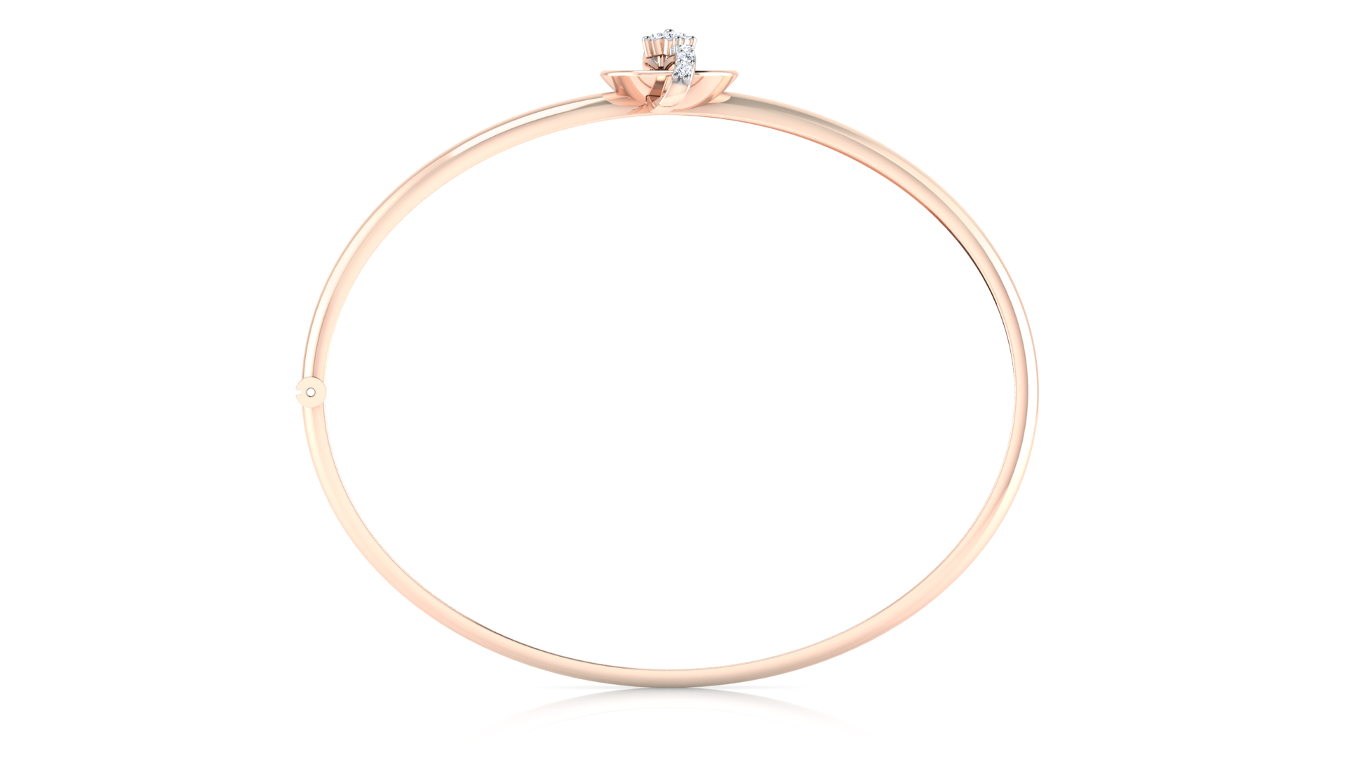 Designer Trendy 18k Gold Kada Bracelet for Girls and Women