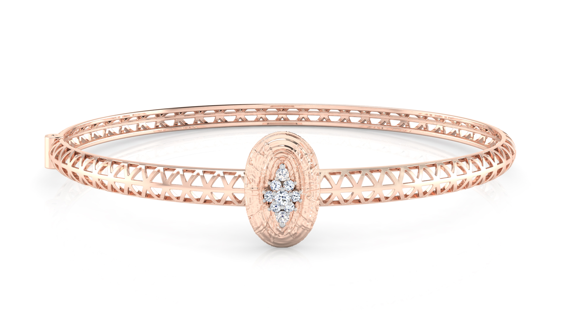 Designer Trendy 18k Gold Kada Bracelet for Girls and Women
