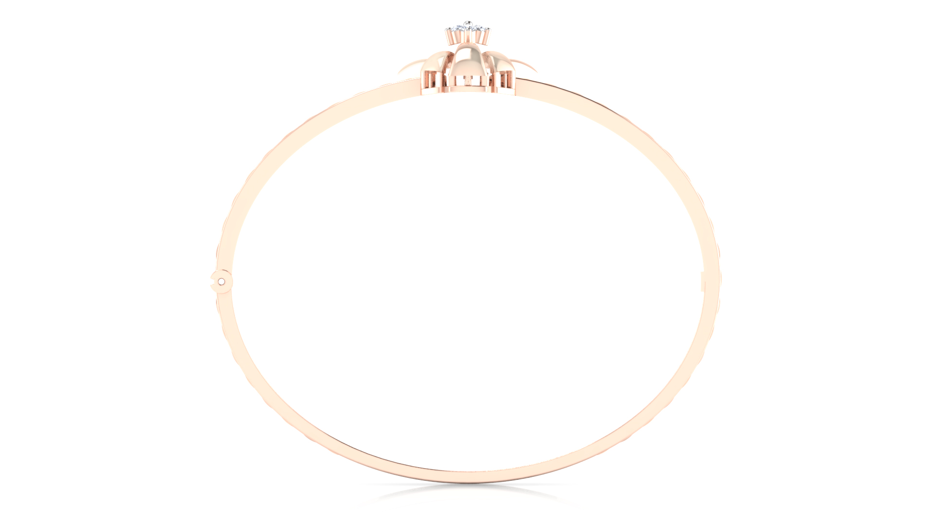 Designer Trendy 18k Gold Kada Bracelet for Girls and Women