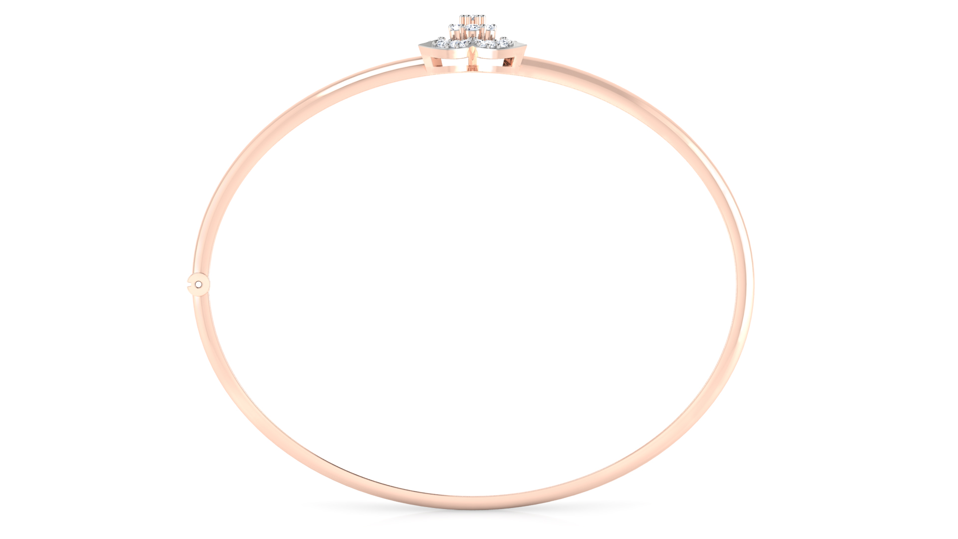 Designer Trendy 18k Gold Kada Bracelet for Girls and Women