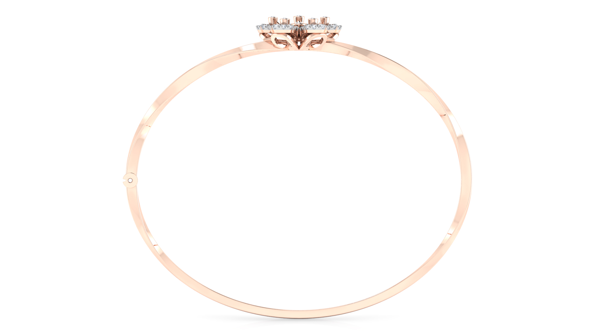 Designer Trendy 18k Gold Kada Bracelet for Girls and Women