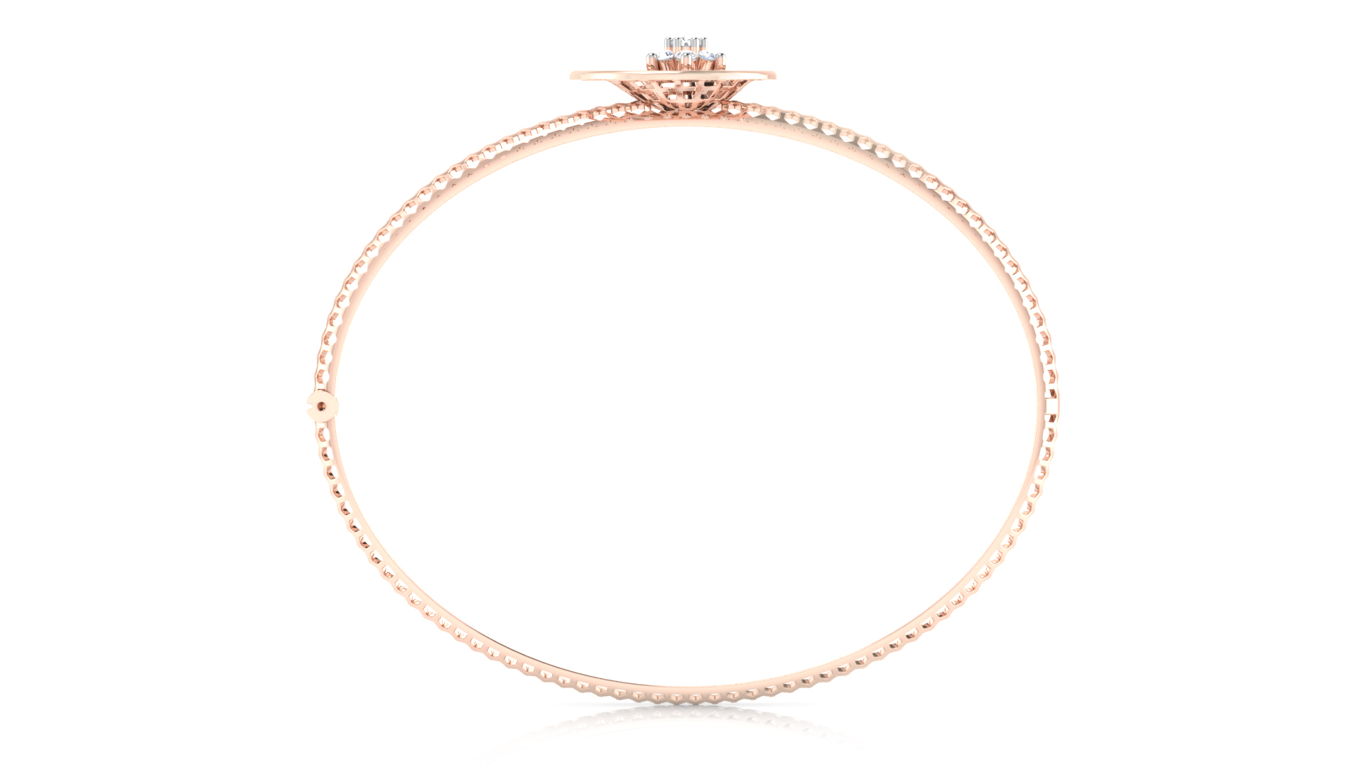 Designer Trendy 18k Gold Kada Bracelet for Girls and Women