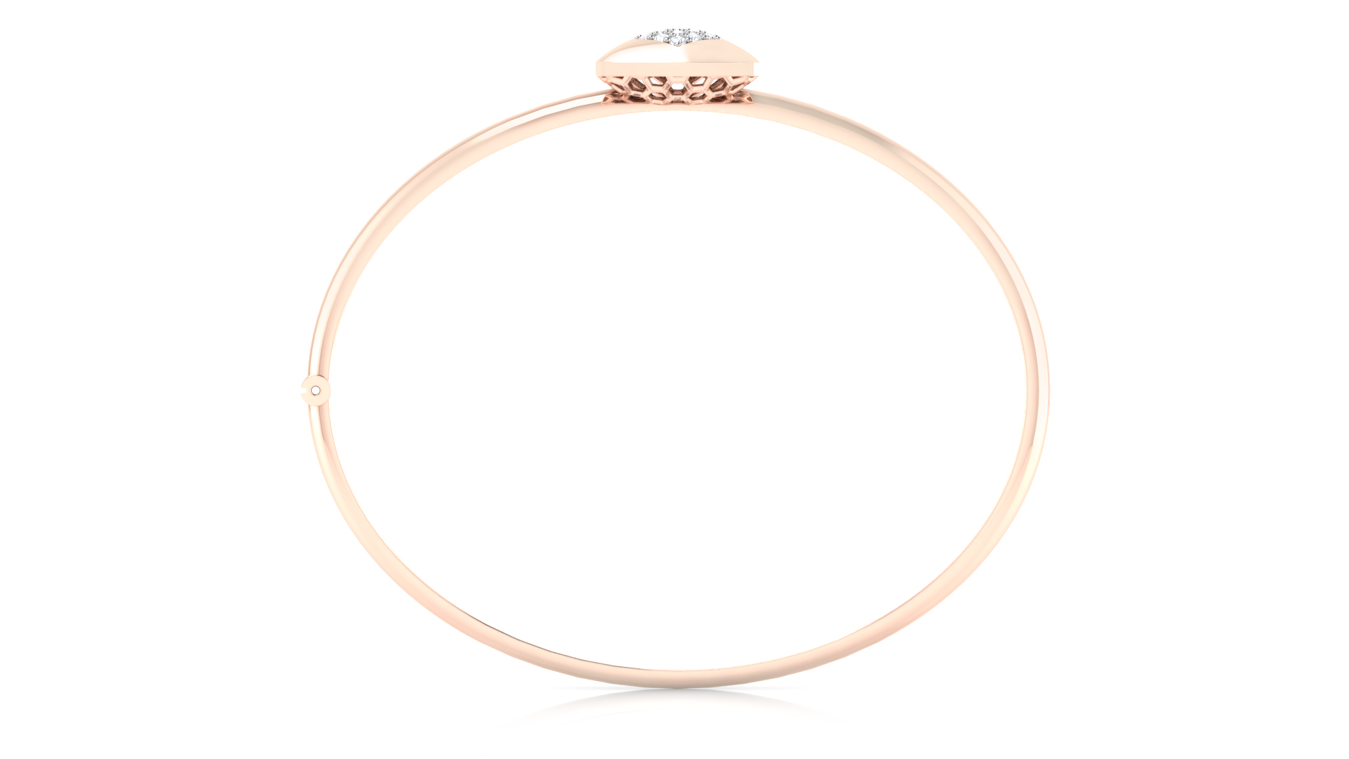 Designer Trendy 18k Gold Kada Bracelet for Girls and Women