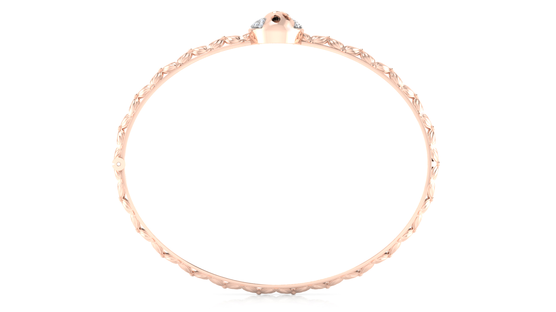 Designer Trendy 18k Gold Kada Bracelet for Girls and Women