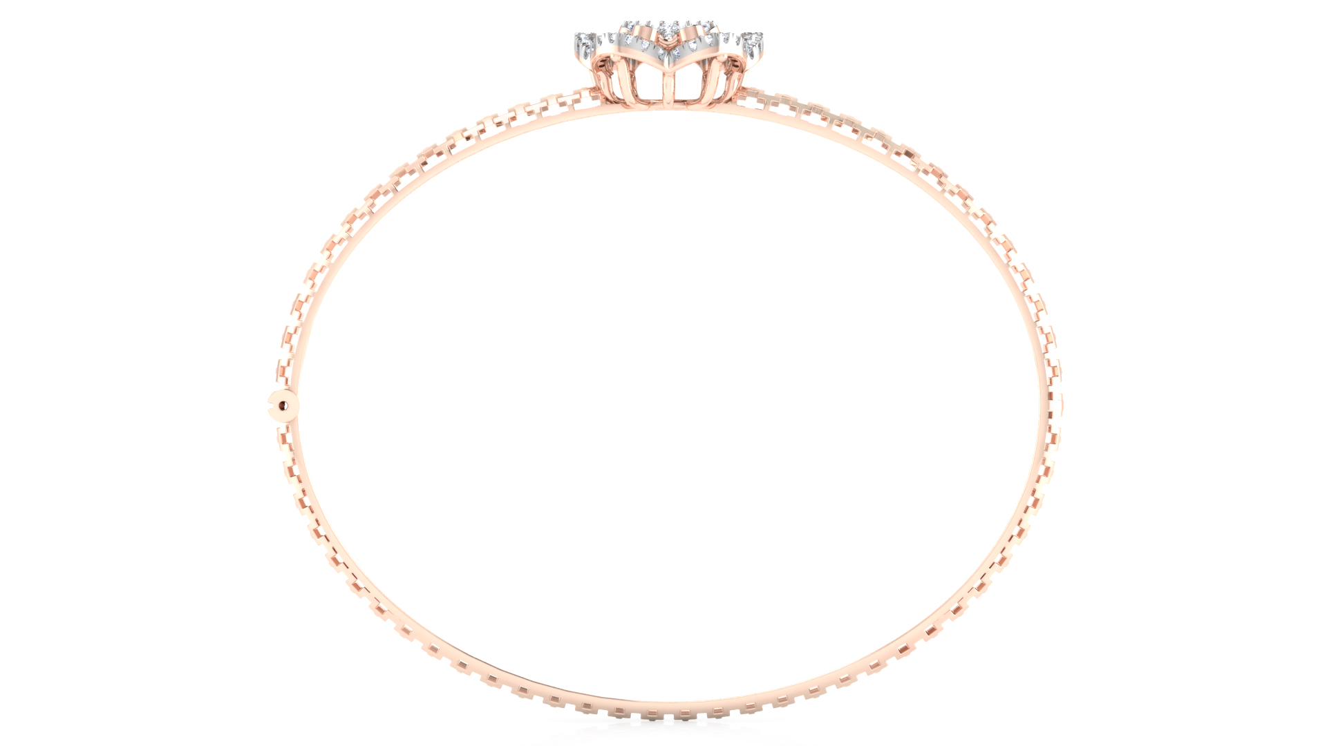 Designer Trendy 18k Gold Kada Bracelet for Girls and Women