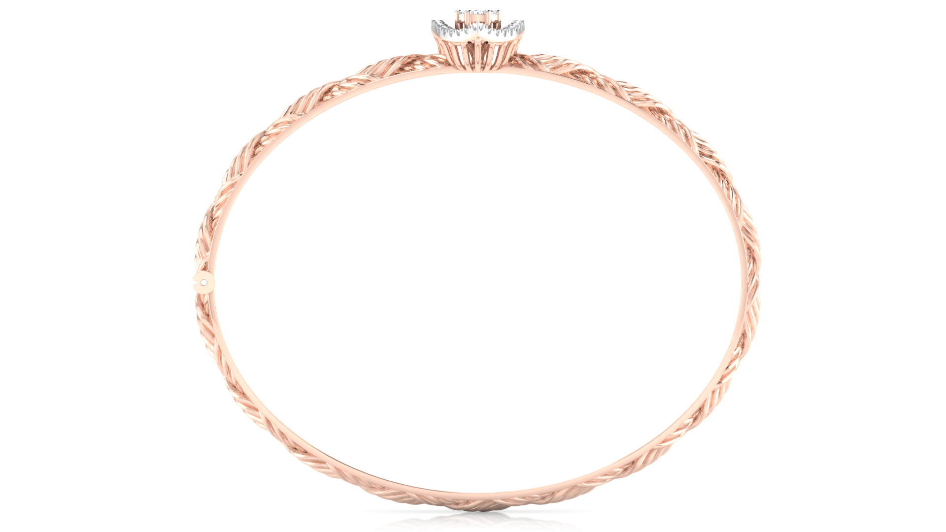 Designer Trendy 18k Gold Kada Bracelet for Girls and Women