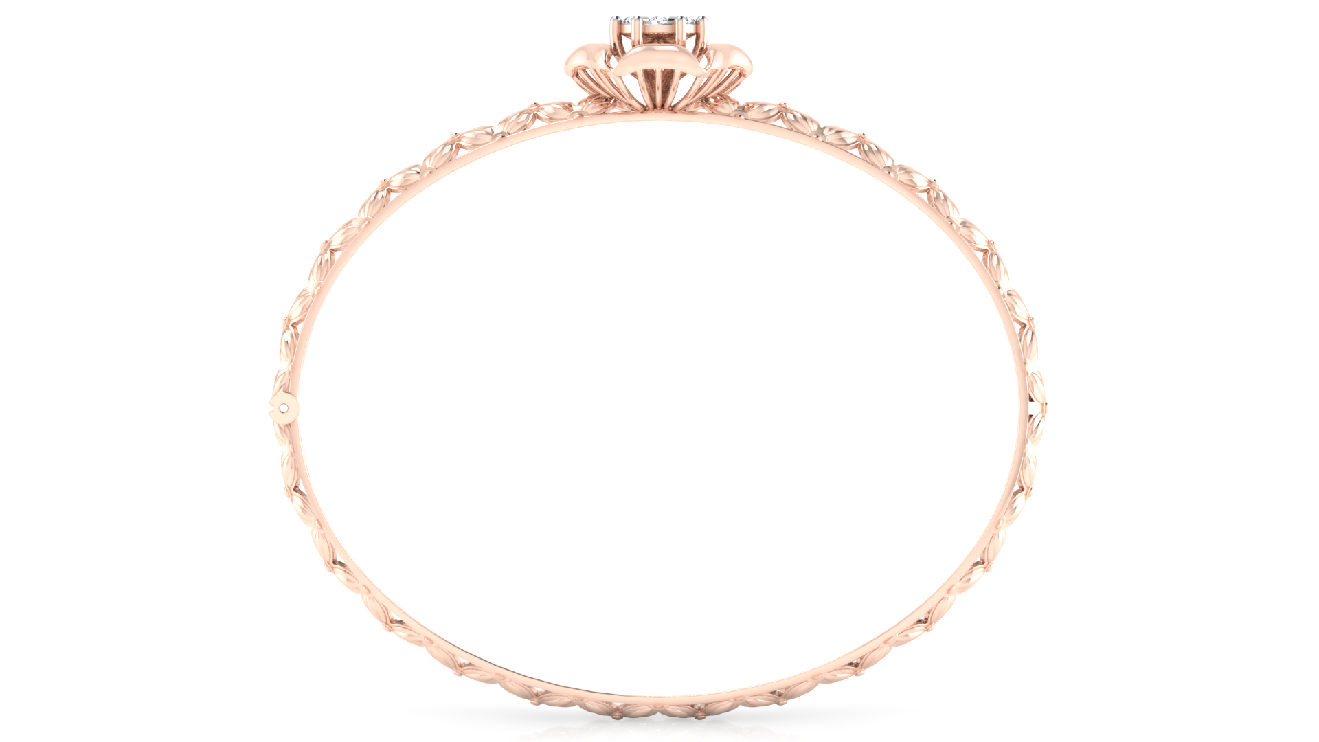 Designer Trendy 18k Gold Kada Bracelet for Girls and Women