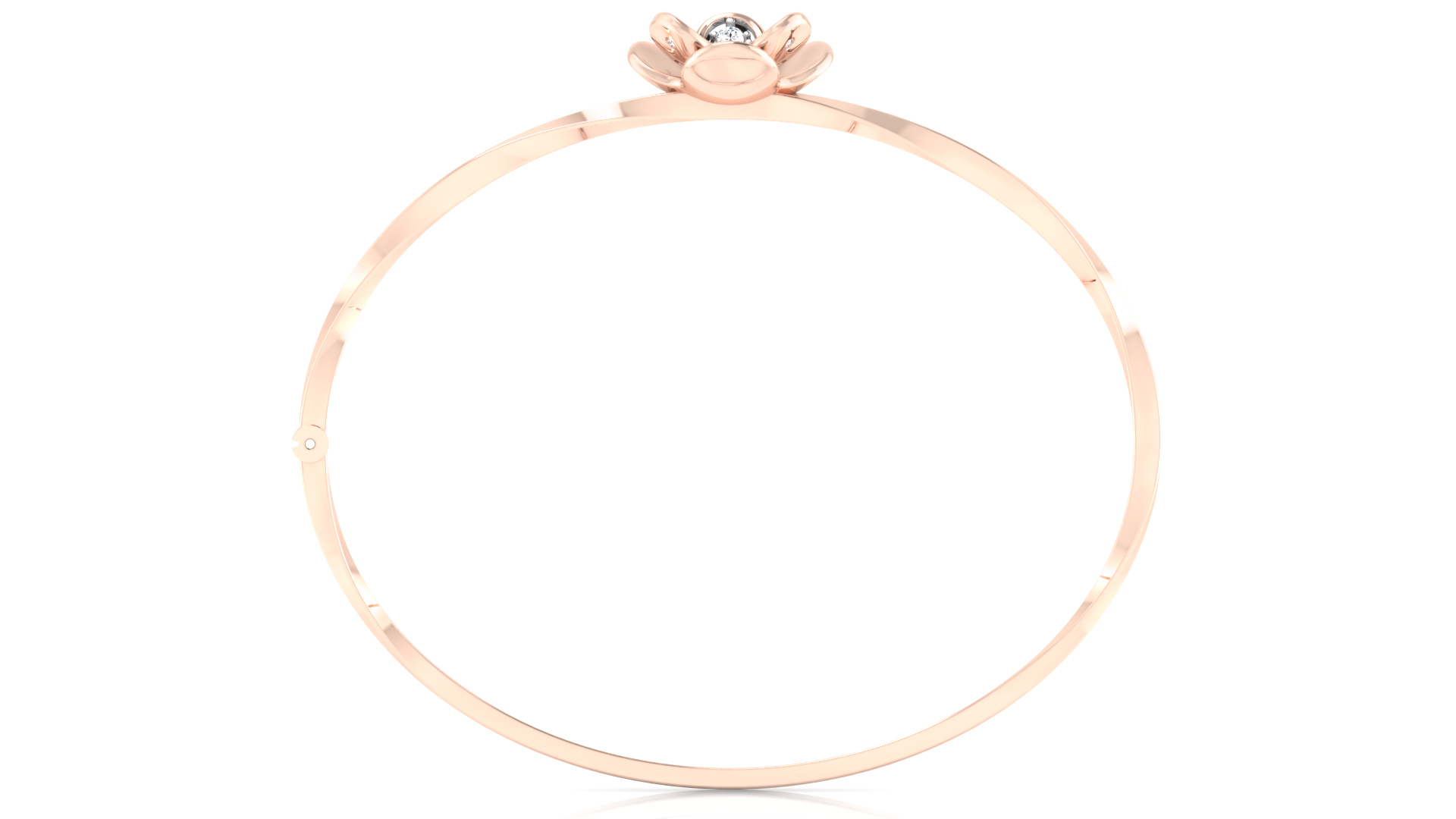 Designer Trendy 18k Gold Kada Bracelet for Girls and Women