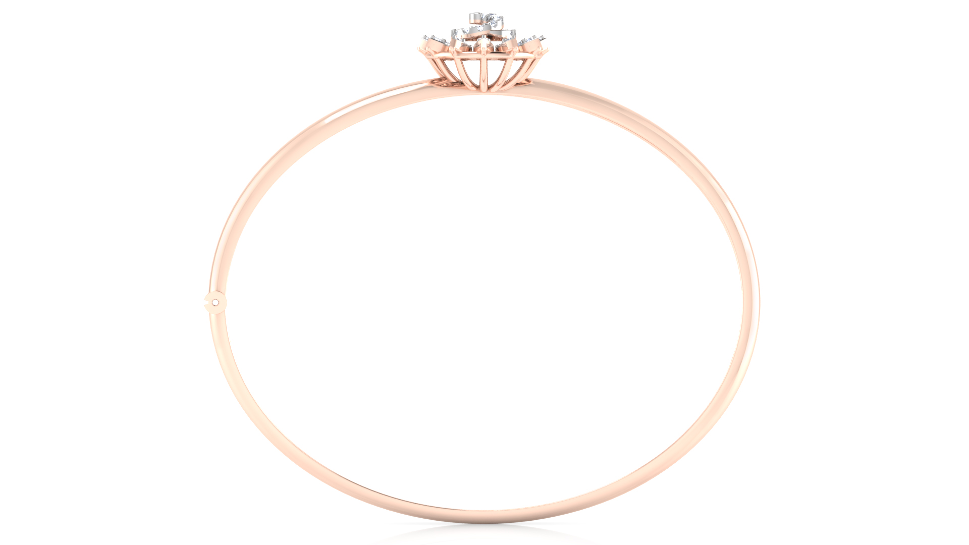 Designer Trendy 18k Gold Kada Bracelet for Girls and Women