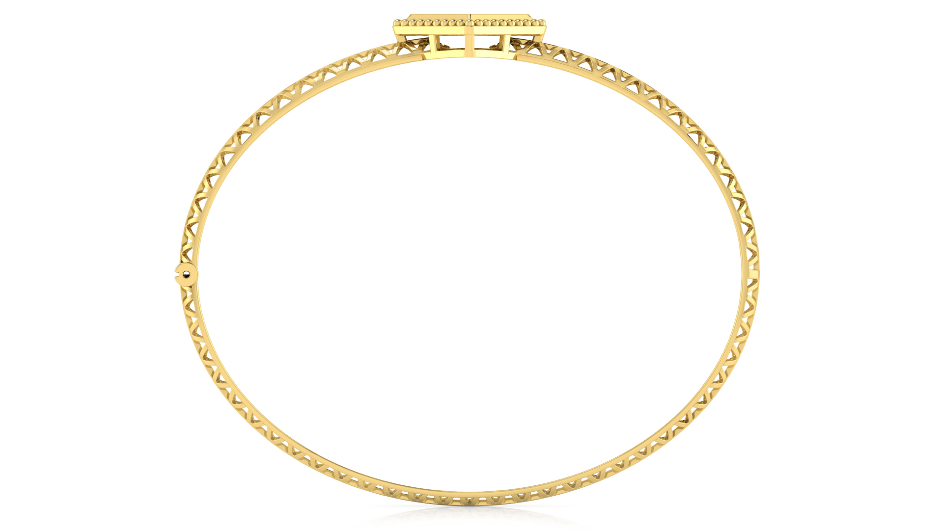 Designer Trendy 18k Gold Kada Bracelet for Girls and Women