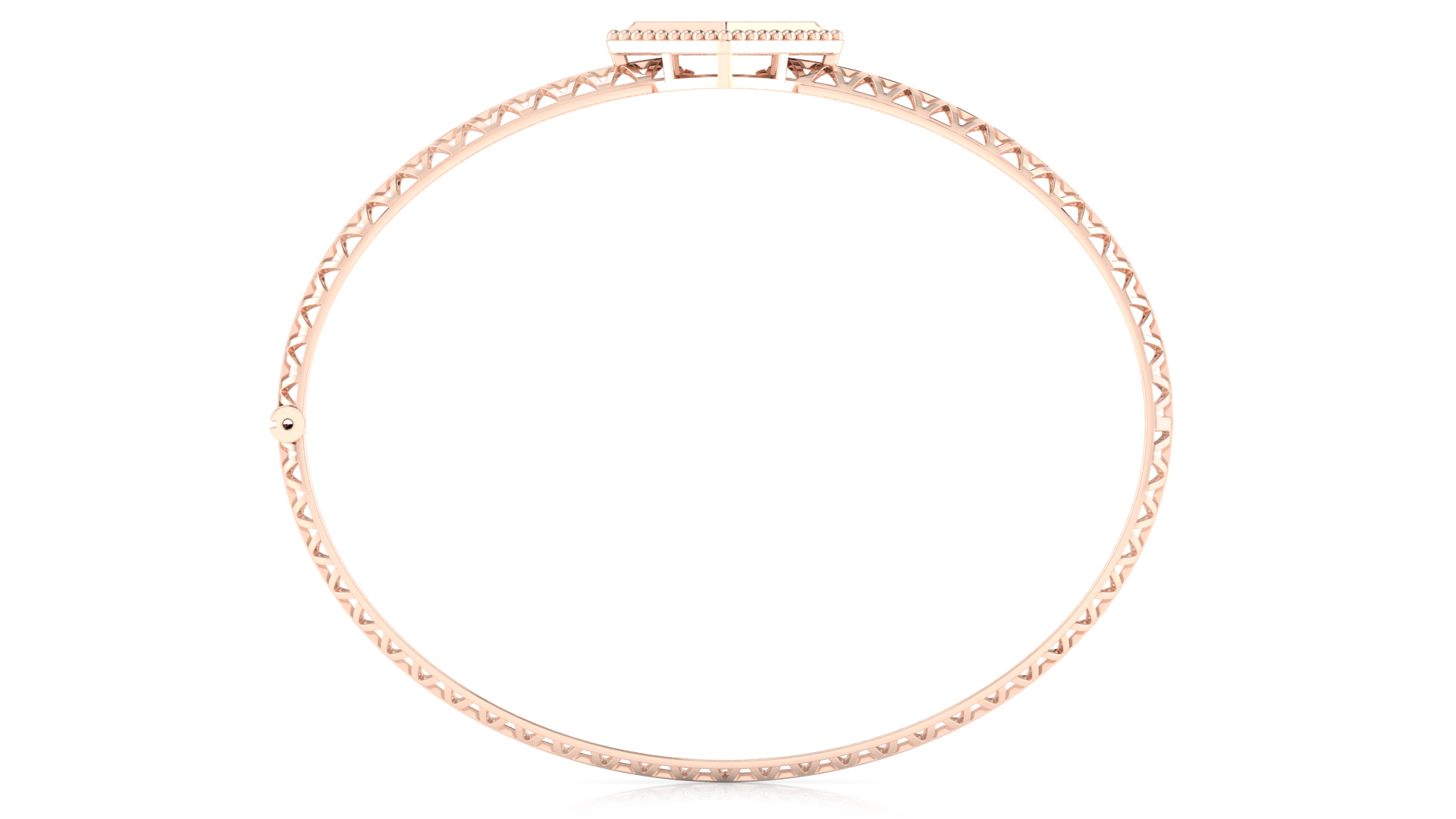 Designer Trendy 18k Gold Kada Bracelet for Girls and Women