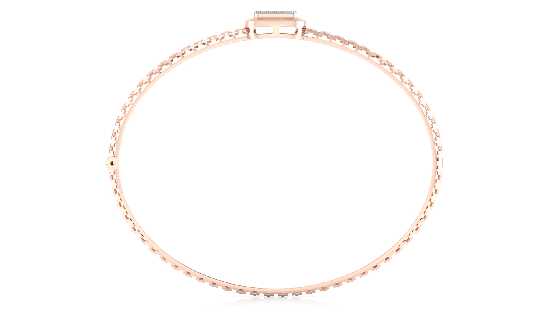 Designer Trendy 18k Gold Kada Bracelet for Girls and Women