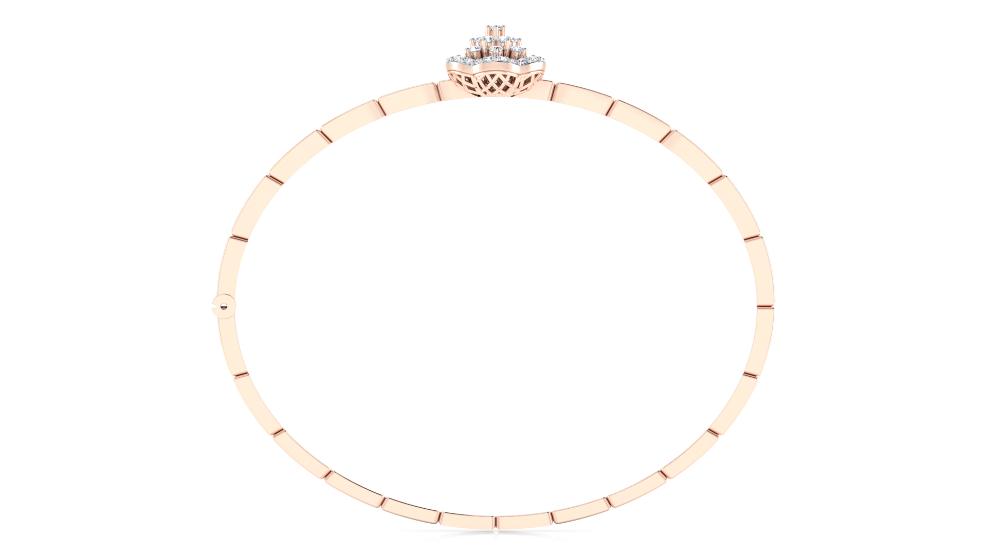 Designer Trendy 18k Gold Kada Bracelet for Girls and Women