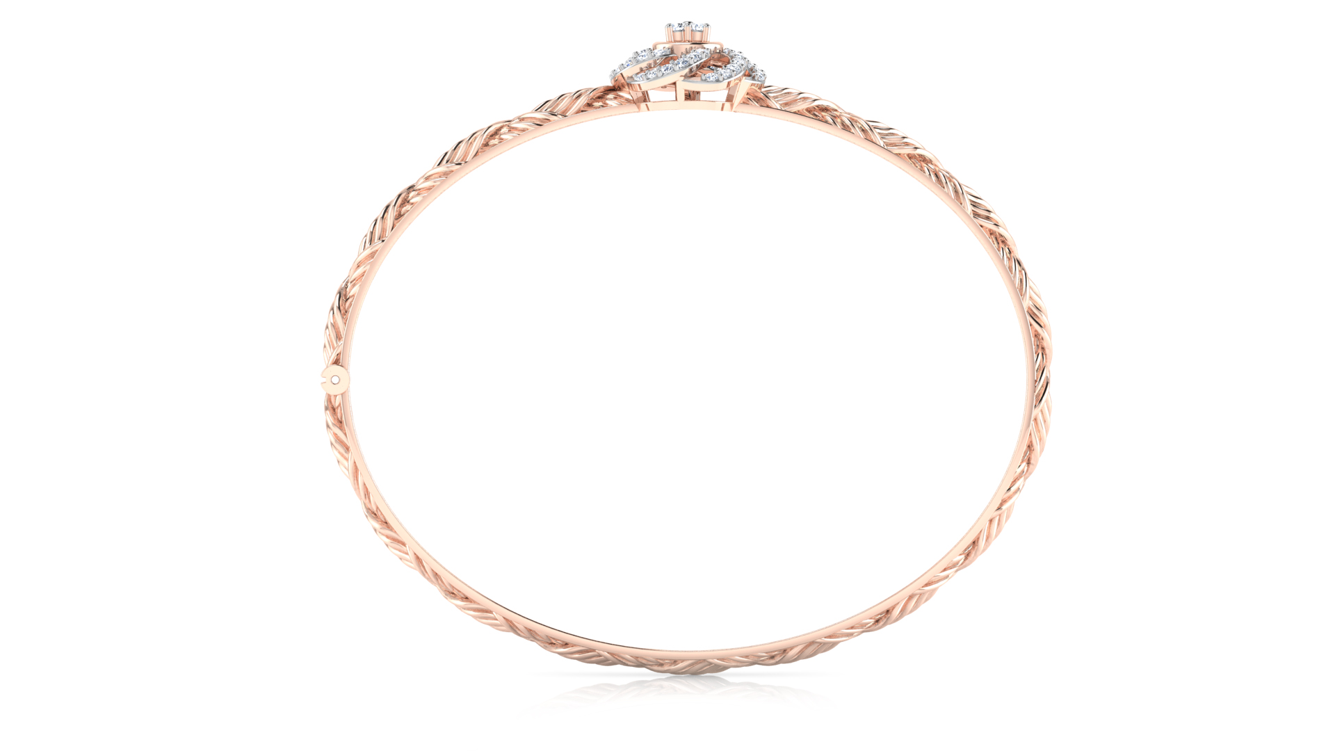 Designer Trendy 18k Gold Kada Bracelet for Girls and Women