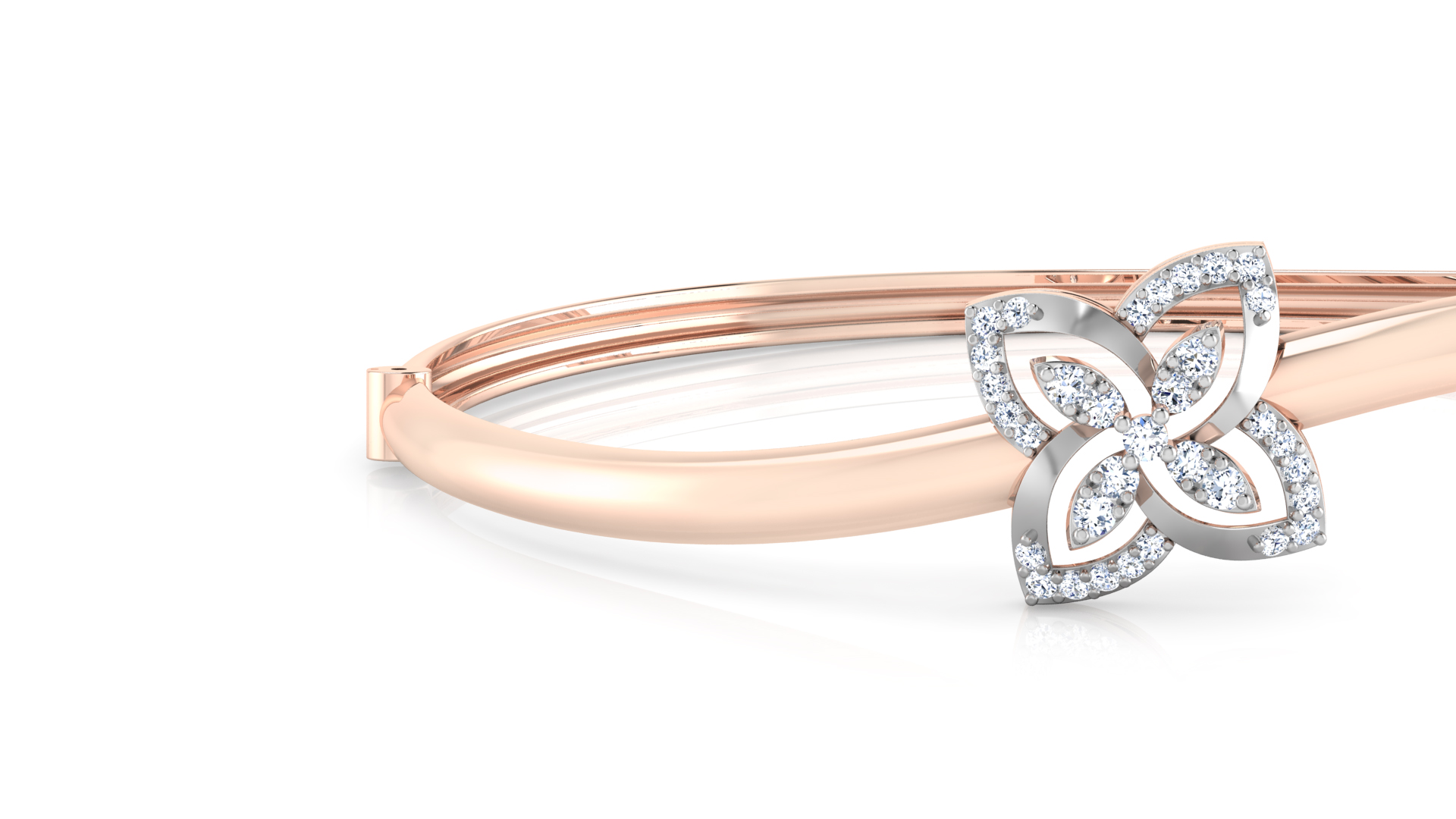 Designer Trendy 18k Gold Kada Bracelet for Girls and Women