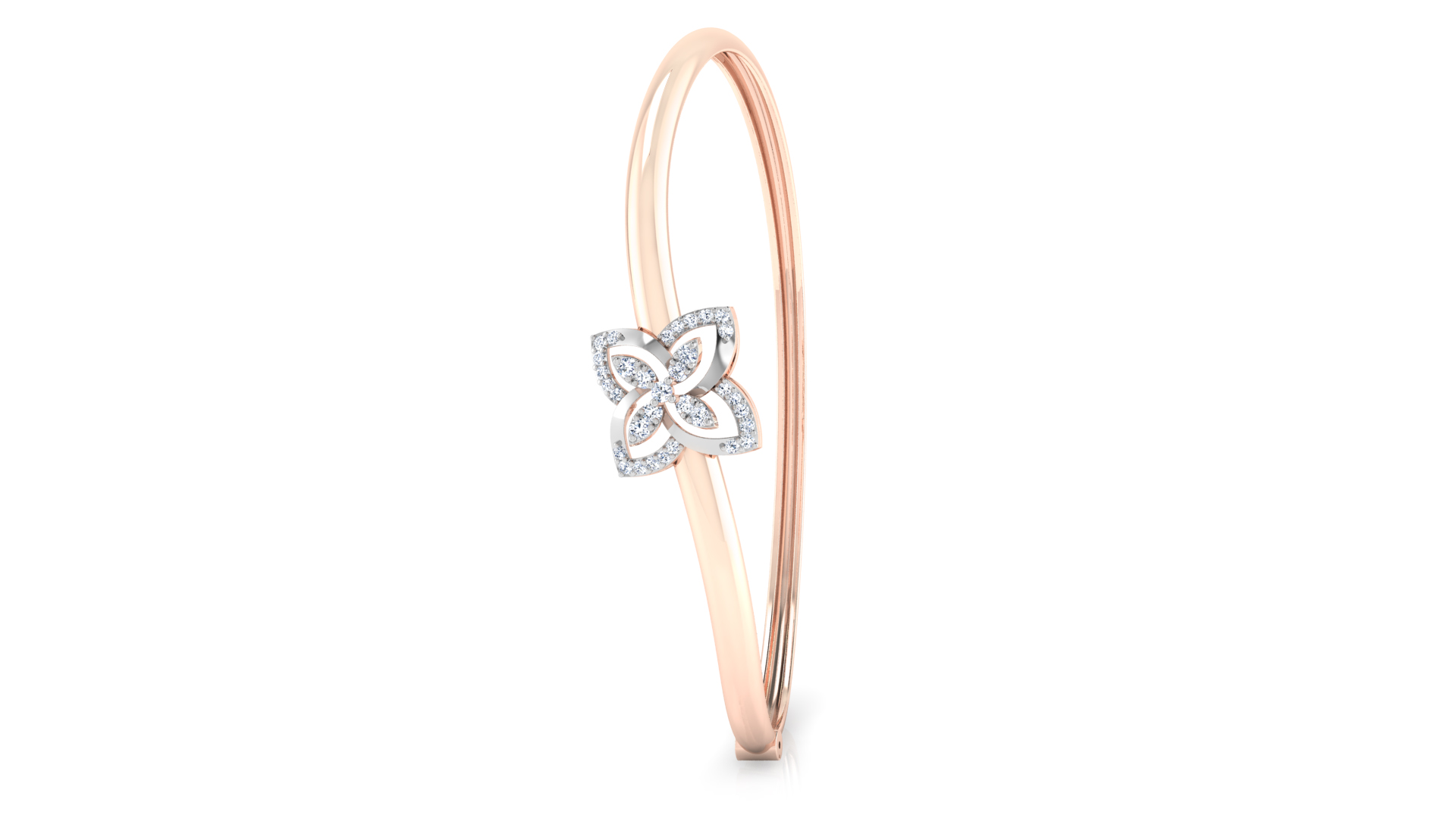 Designer Trendy 18k Gold Kada Bracelet for Girls and Women