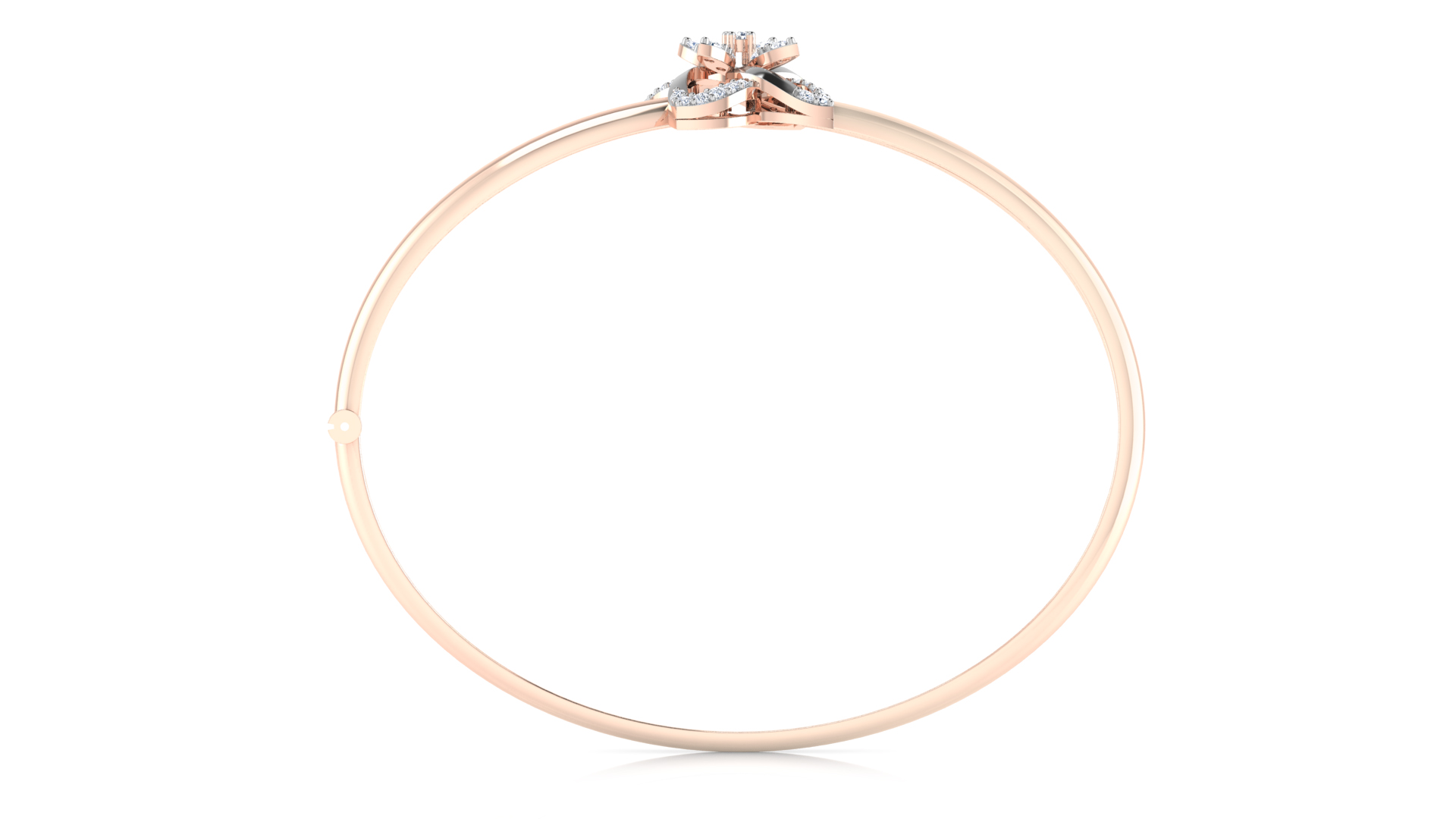 Designer Trendy 18k Gold Kada Bracelet for Girls and Women