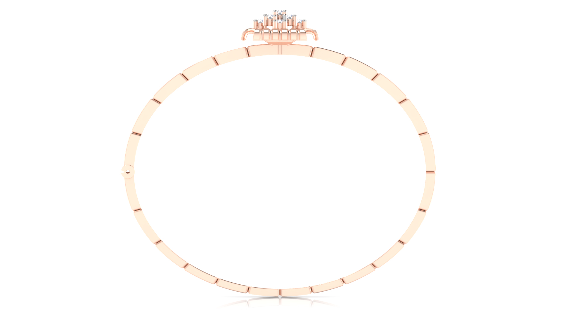 Designer Trendy 18k Gold Kada Bracelet for Girls and Women