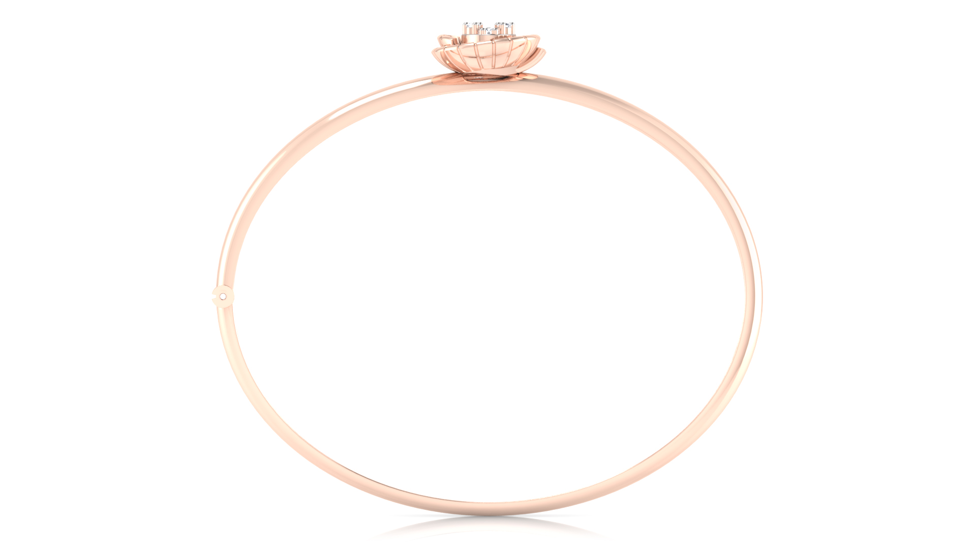 Designer Trendy 18k Gold Kada Bracelet for Girls and Women