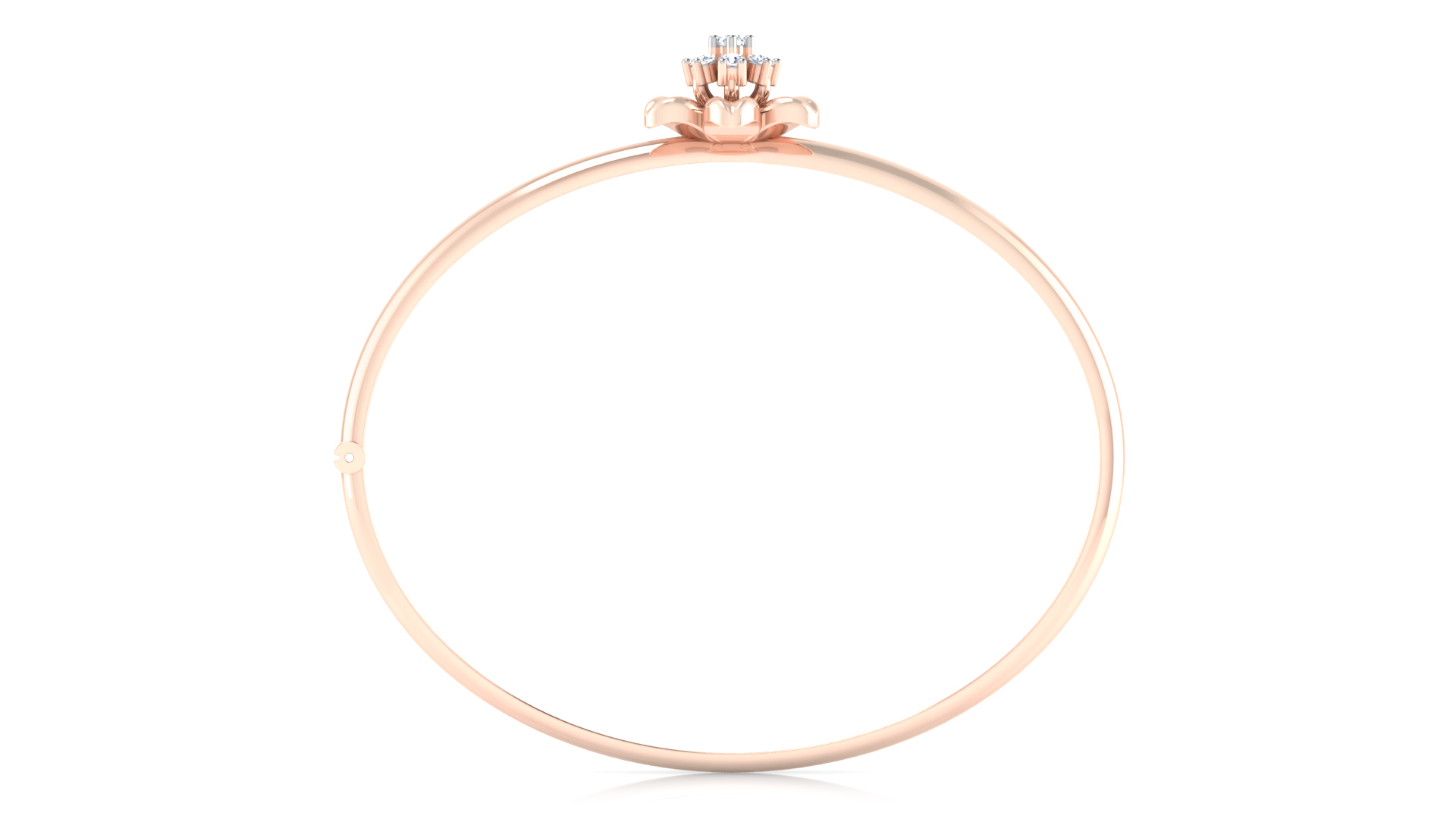 Designer Trendy 18k Gold Kada Bracelet for Girls and Women