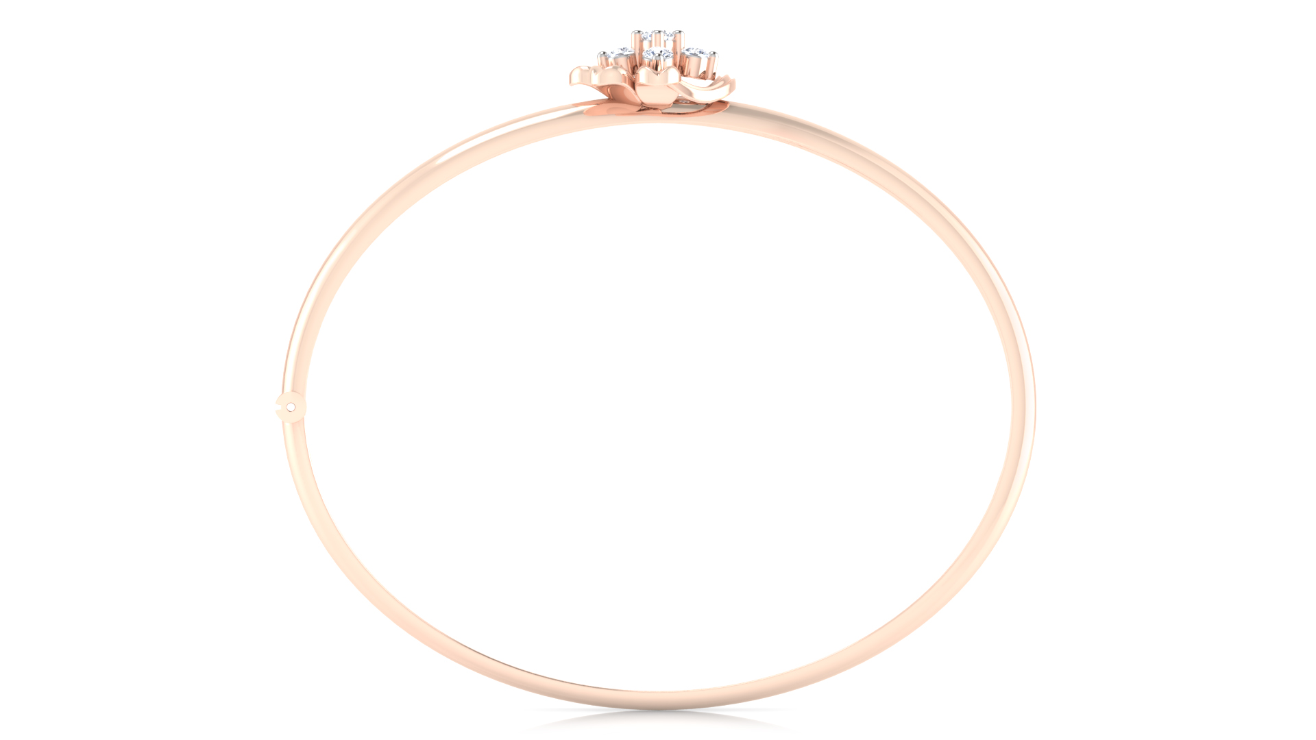 Designer Trendy 18k Gold Kada Bracelet for Girls and Women