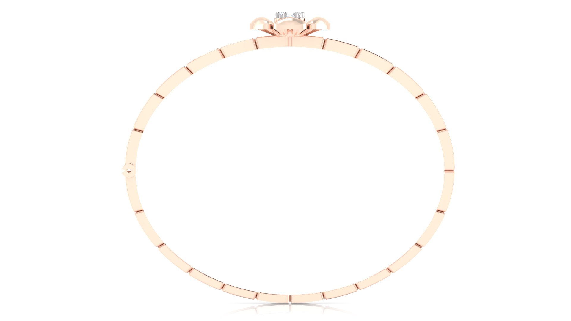 Designer Trendy 18k Gold Kada Bracelet for Girls and Women