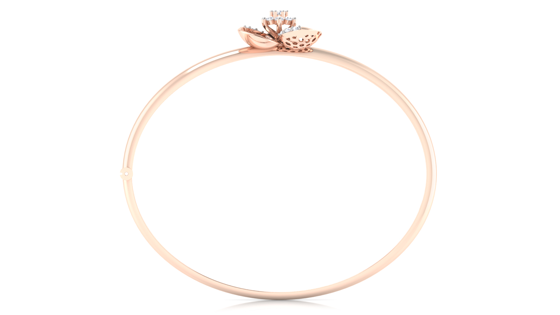 Designer Trendy 18k Gold Kada Bracelet for Girls and Women