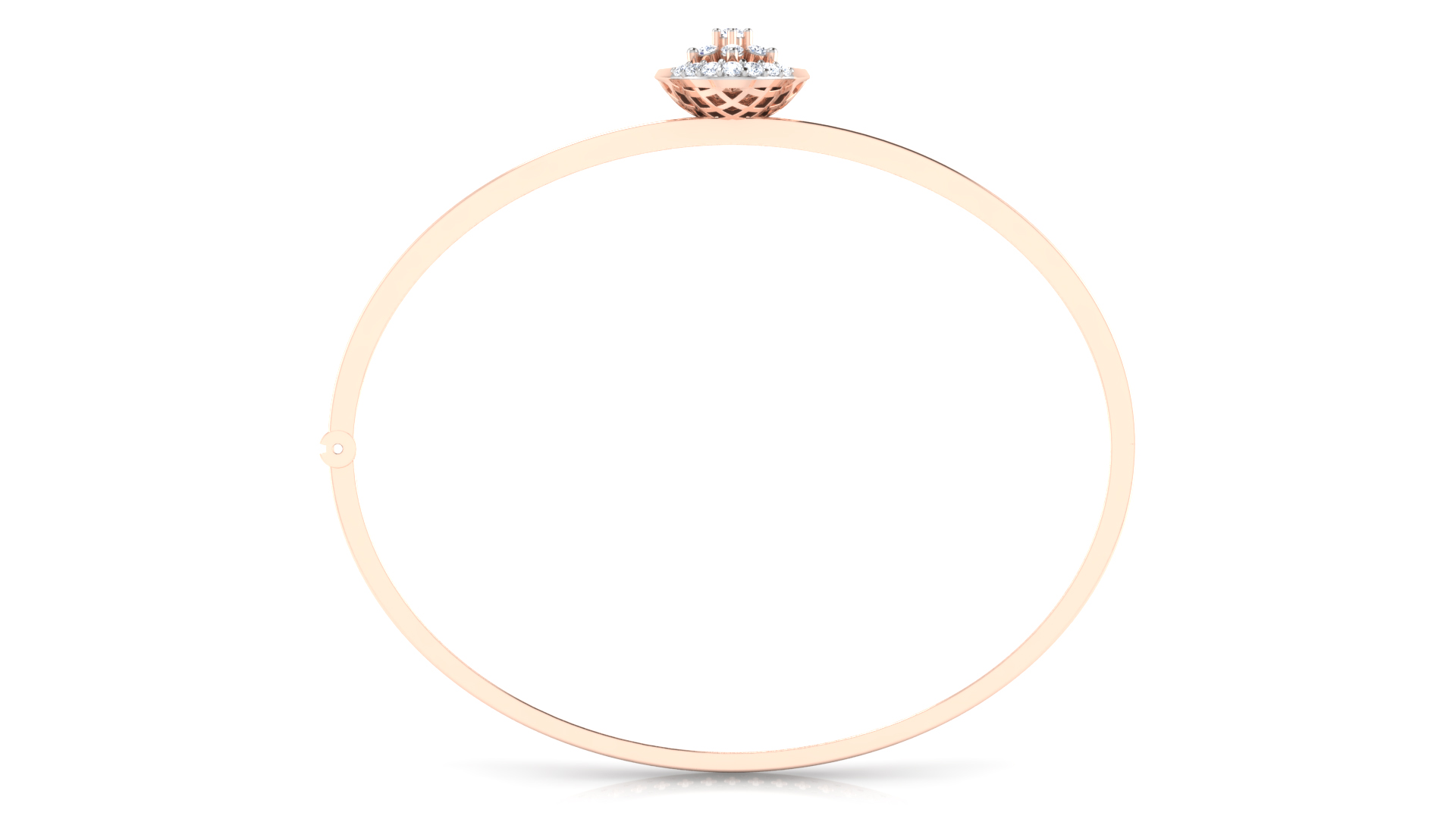 Designer Trendy 18k Gold Kada Bracelet for Girls and Women