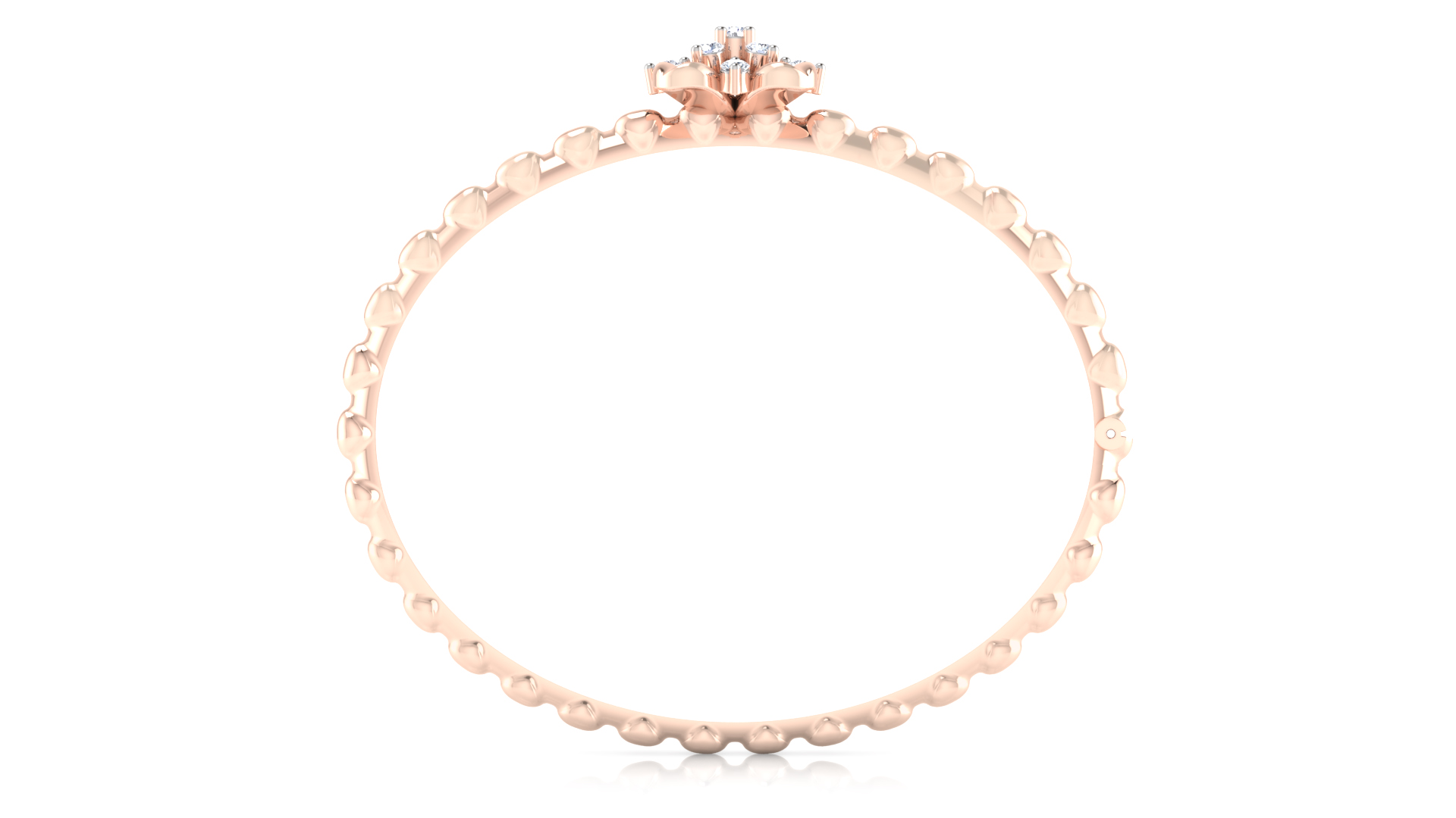 Designer Trendy 18k Gold Kada Bracelet for Girls and Women